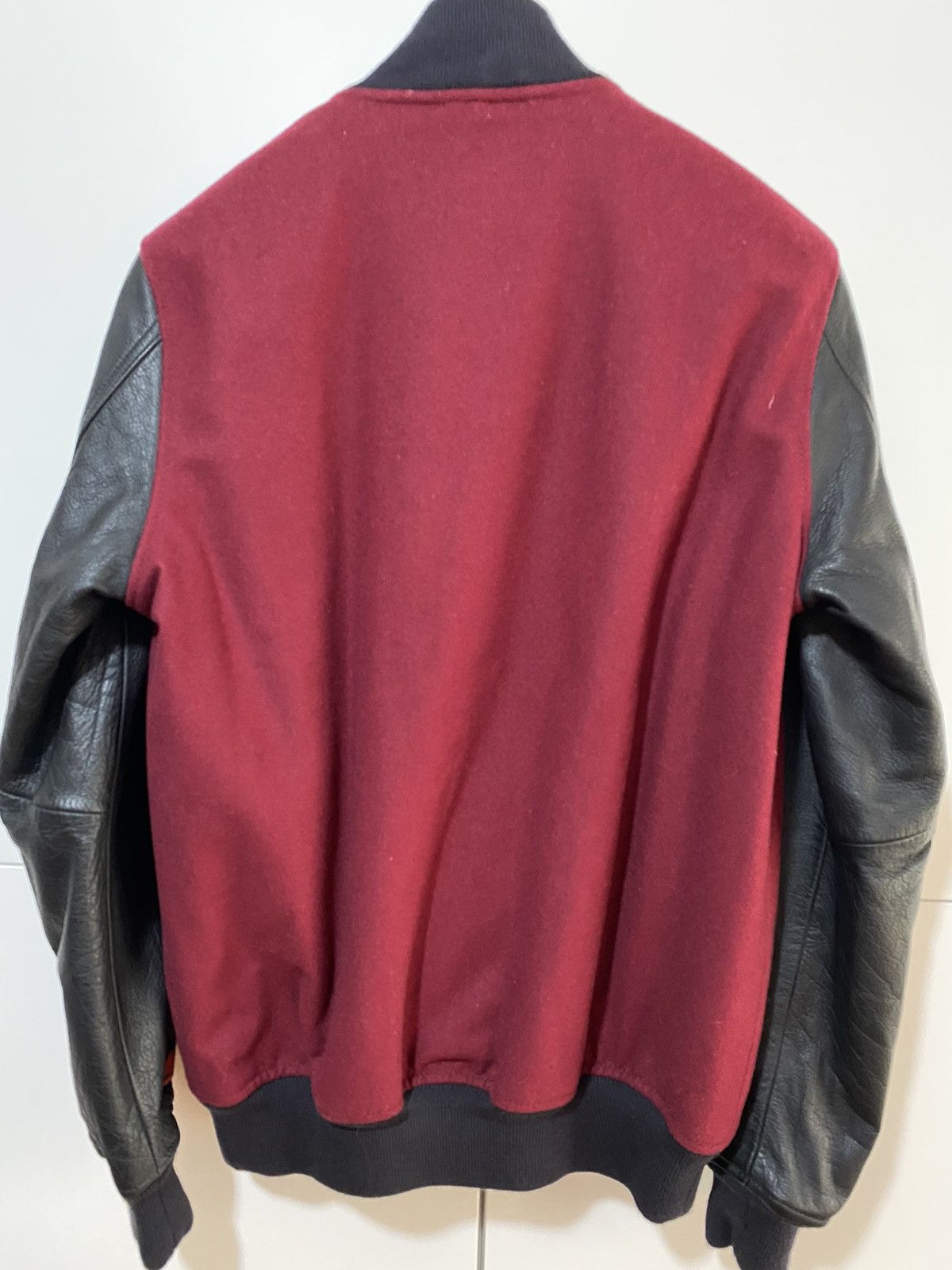 Nike Nike Destroyer Varsity Jacket M, red black, with leather Size US M / EU 48-50 / 2 - 9 Thumbnail