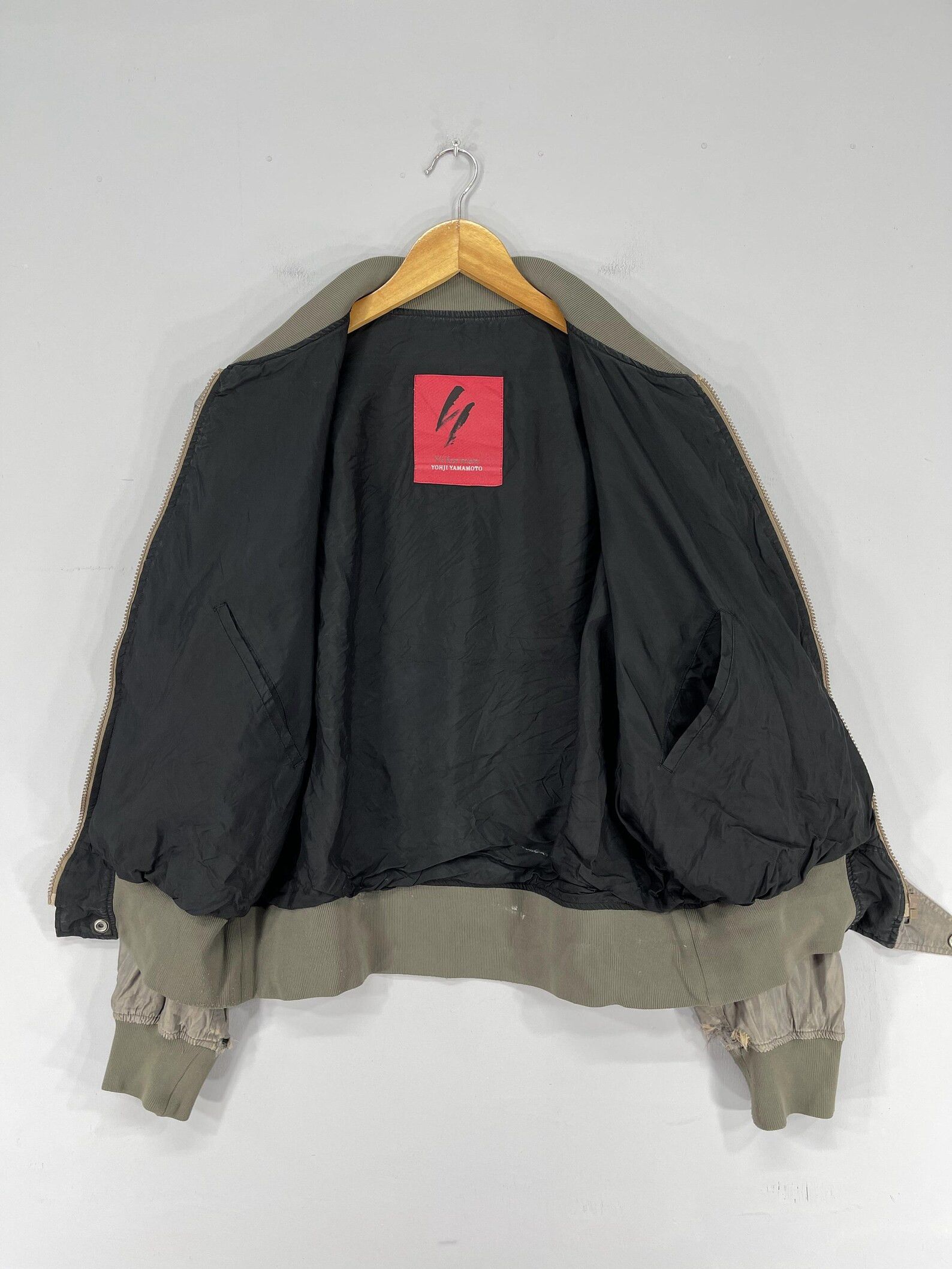 Y's for Men × Yohji Yamamoto Shimmer Bomber Washed Size US M / EU 48-50 / 2 - 10 Thumbnail