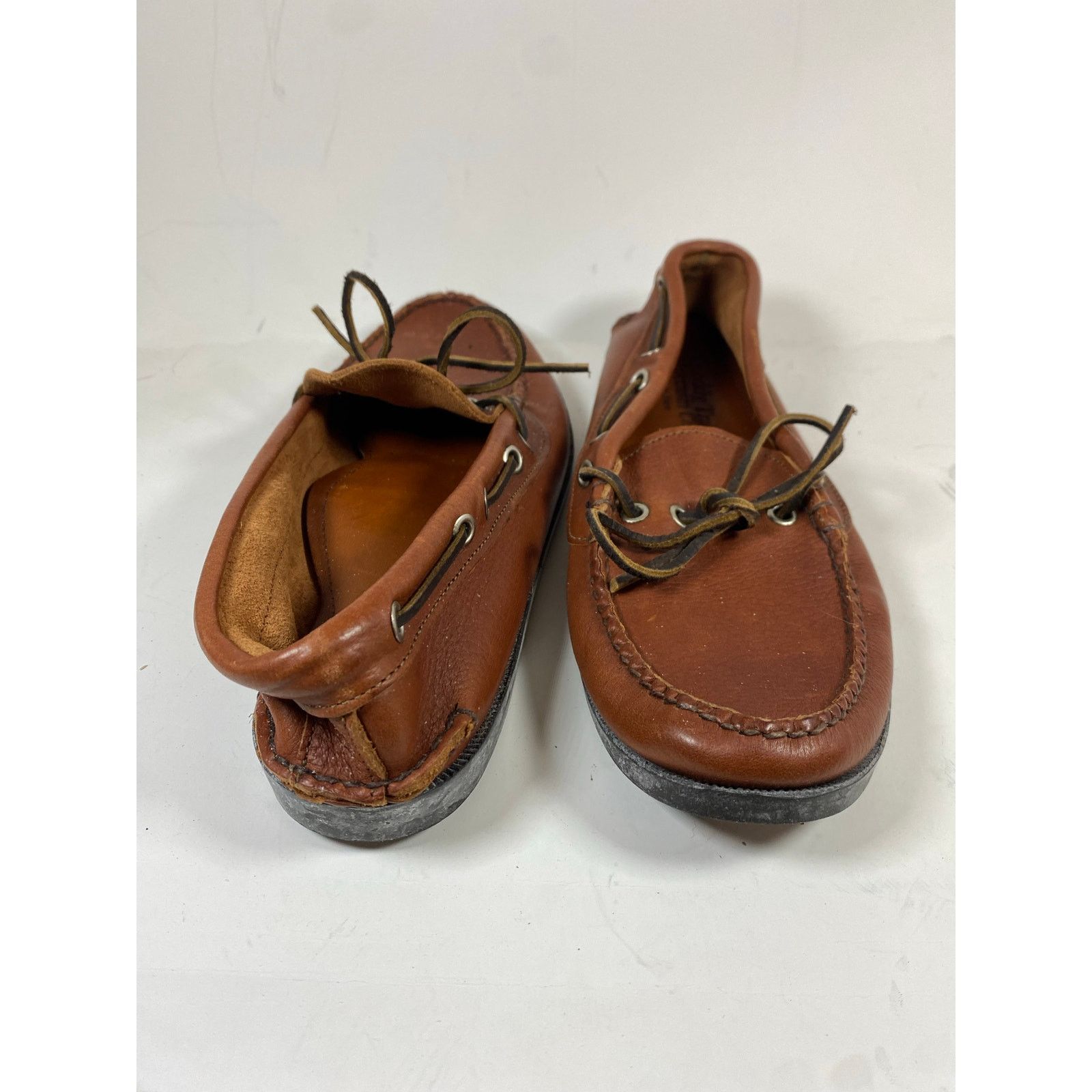 Quoddy Quoddy Brown Leather Moccasin 9.5W Size US 9.5 / EU 42-43 - 2 Thumbnail