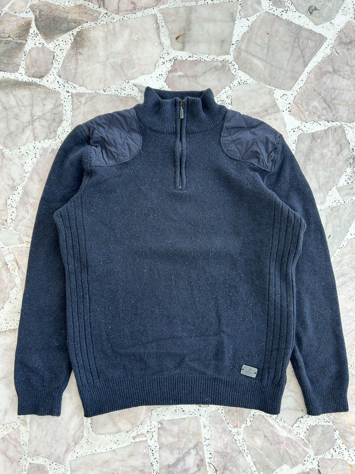 Barbour HalfZip Wool Linen Longsleeve