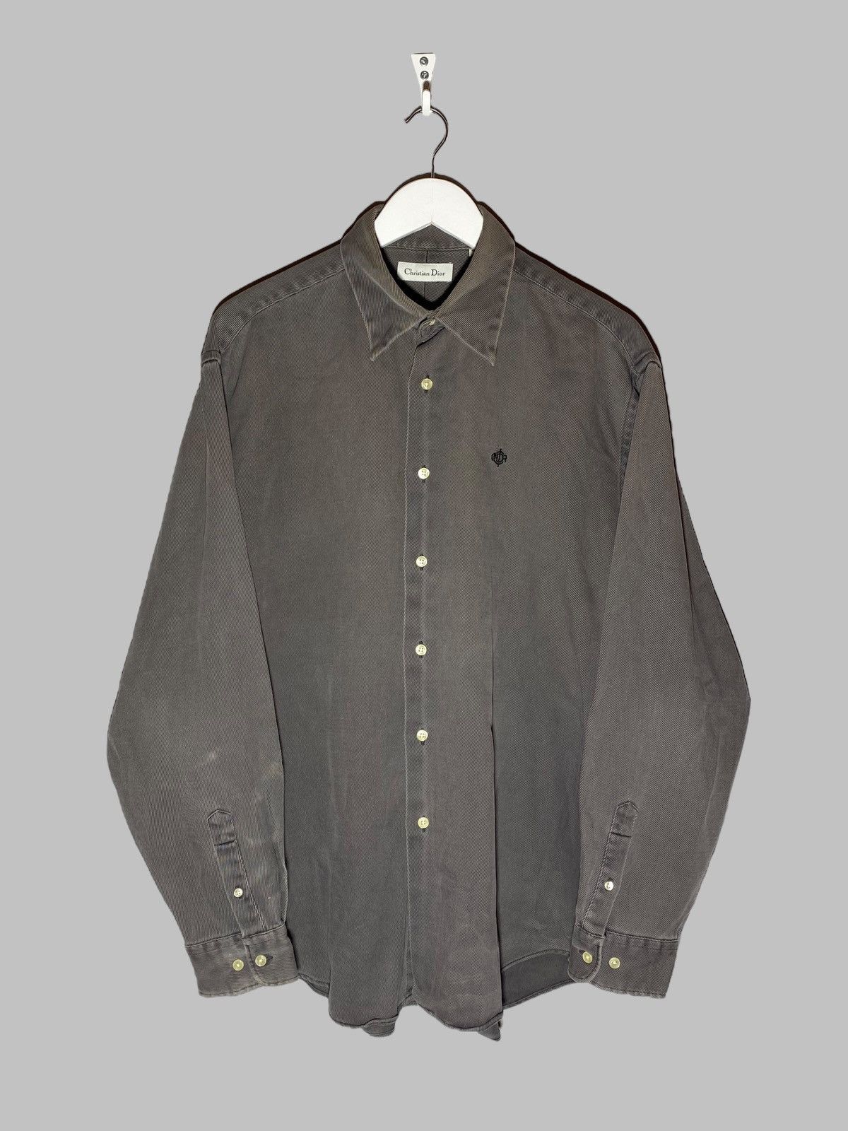 Christian Dior Monsieur × Vintage Vintage Christian Dior Shirt Archival Distressed Faded Size US L / EU 52-54 / 3 - 1 Thumbnail
