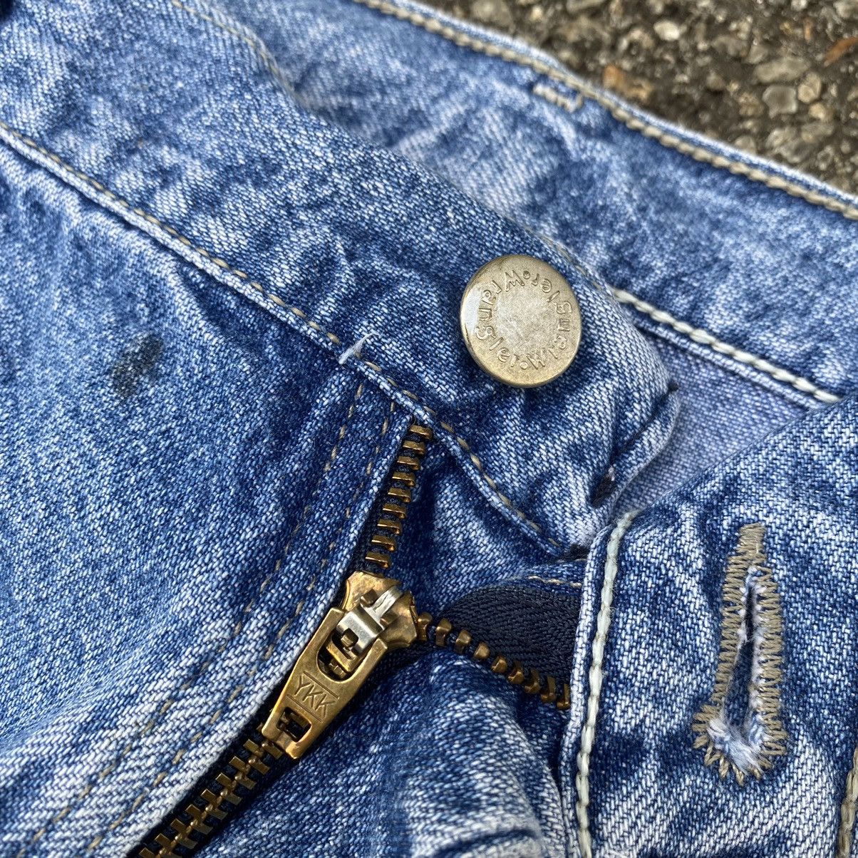 Vintage × Wrangler Wrangler Carpenter Pants Y2K Baggy Hip Hop Skater Workwear Size US 34 / EU 50 - 11 Thumbnail