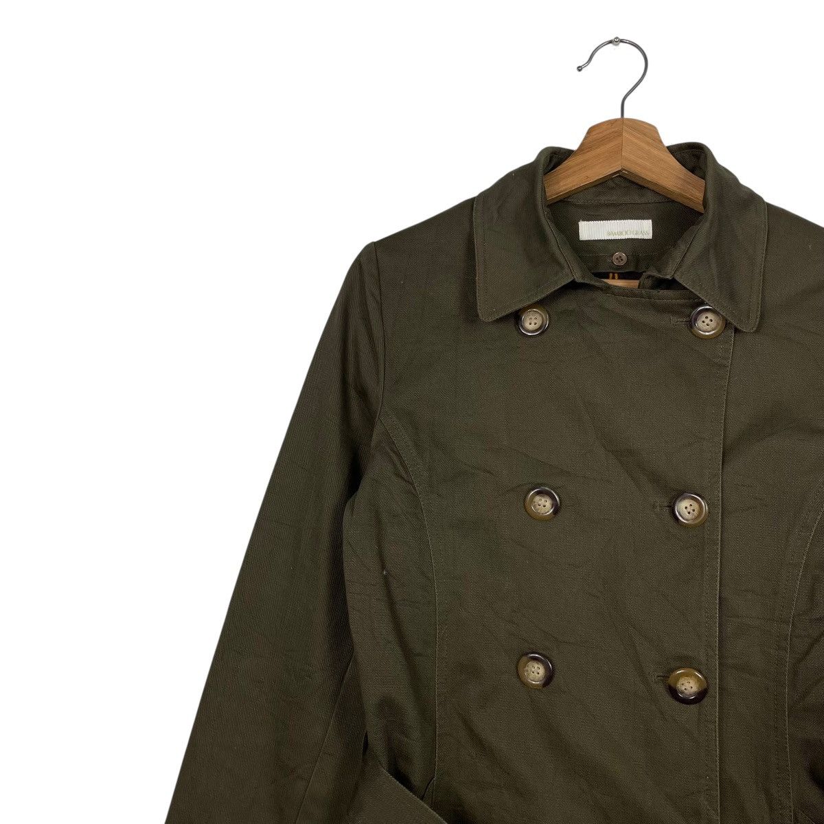 Japanese Brand Japanese Brand Bamboo Grass Double Breasted Trenchcoat Size M / US 6-8 / IT 42-44 - 5 Thumbnail