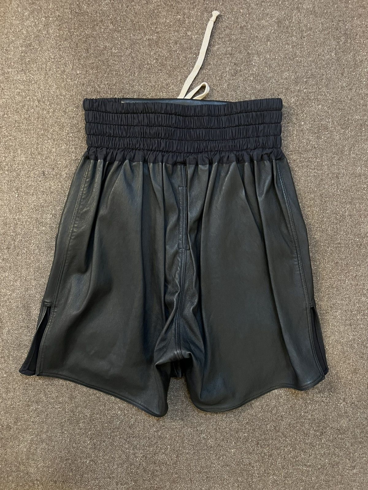 Rick Owens Rick Owens FW14 Moody Leather Boxing Shorts Size US 28 / EU 44 - 5 Thumbnail