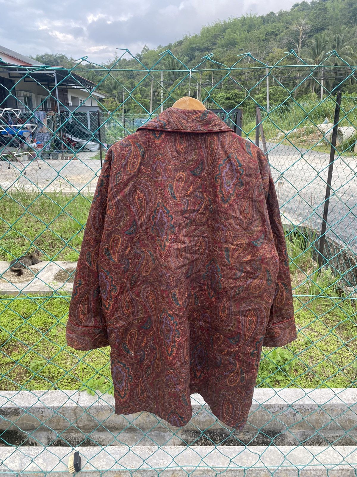 Hedi Slimane × Yves Saint Laurent Yves Saint Lauren Paisley Kimono Size US L / EU 52-54 / 3 - 2 Thumbnail