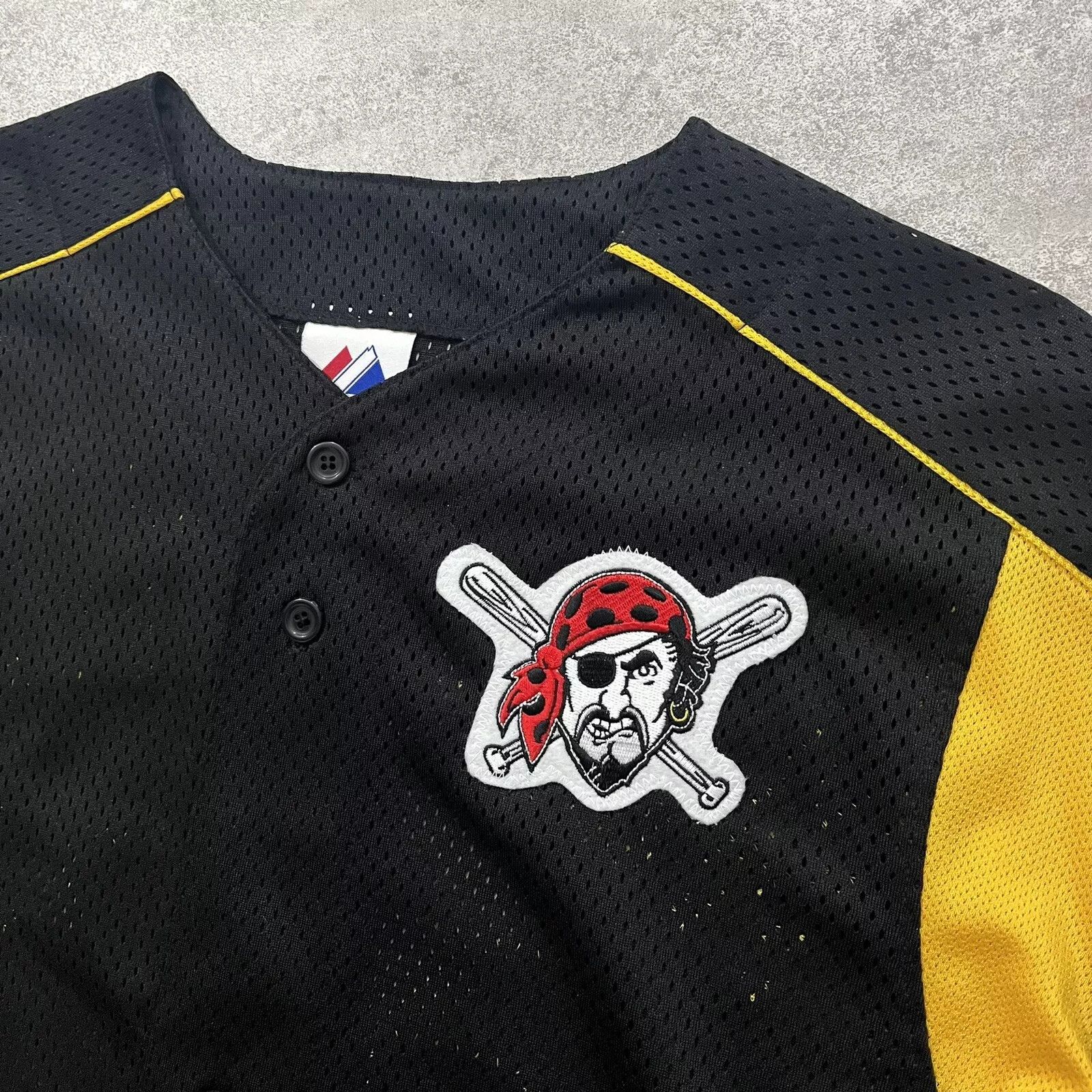MLB × Vintage PITTSBURGH PIRATES ANDREW McCUTHEN MAJESTIC JERSEY Size US L / EU 52-54 / 3 - 3 Thumbnail