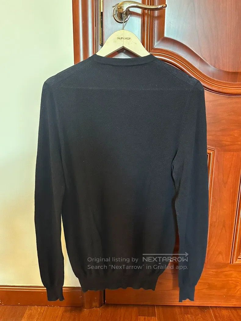 Loro Piana Loro Piana Deep navy blue cashmere and silk blend sweater Size US M / EU 48-50 / 2 - 2 Thumbnail