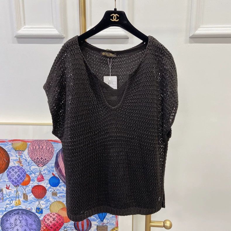 Loro Piana Loro Piana Knit Openwork Top M - dmc Size US M / EU 48-50 / 2 - 1 Thumbnail