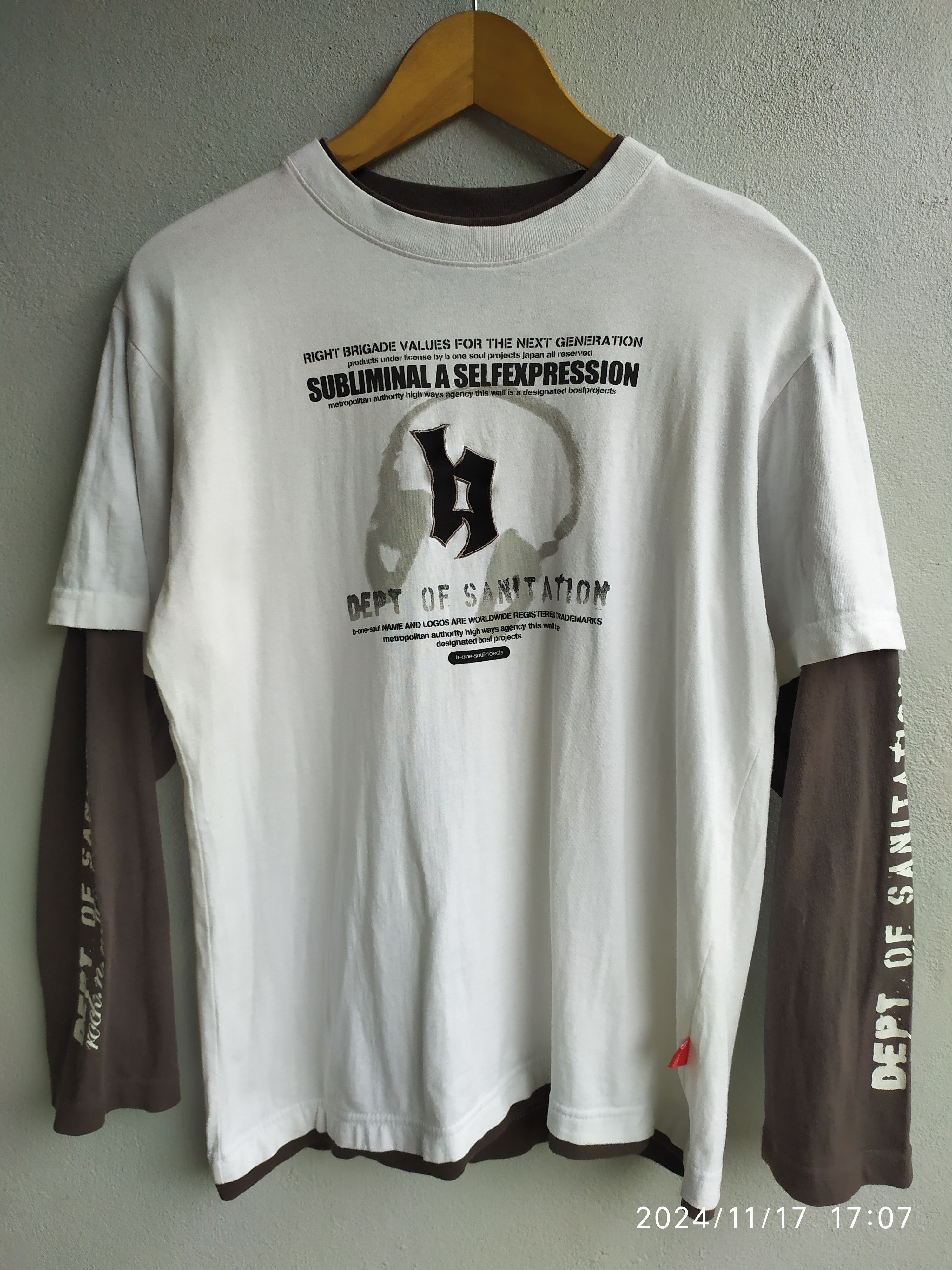If Six Was Nine Y2k B One Soul Projects Long Sleeve Size US M / EU 48-50 / 2 - 1 Thumbnail