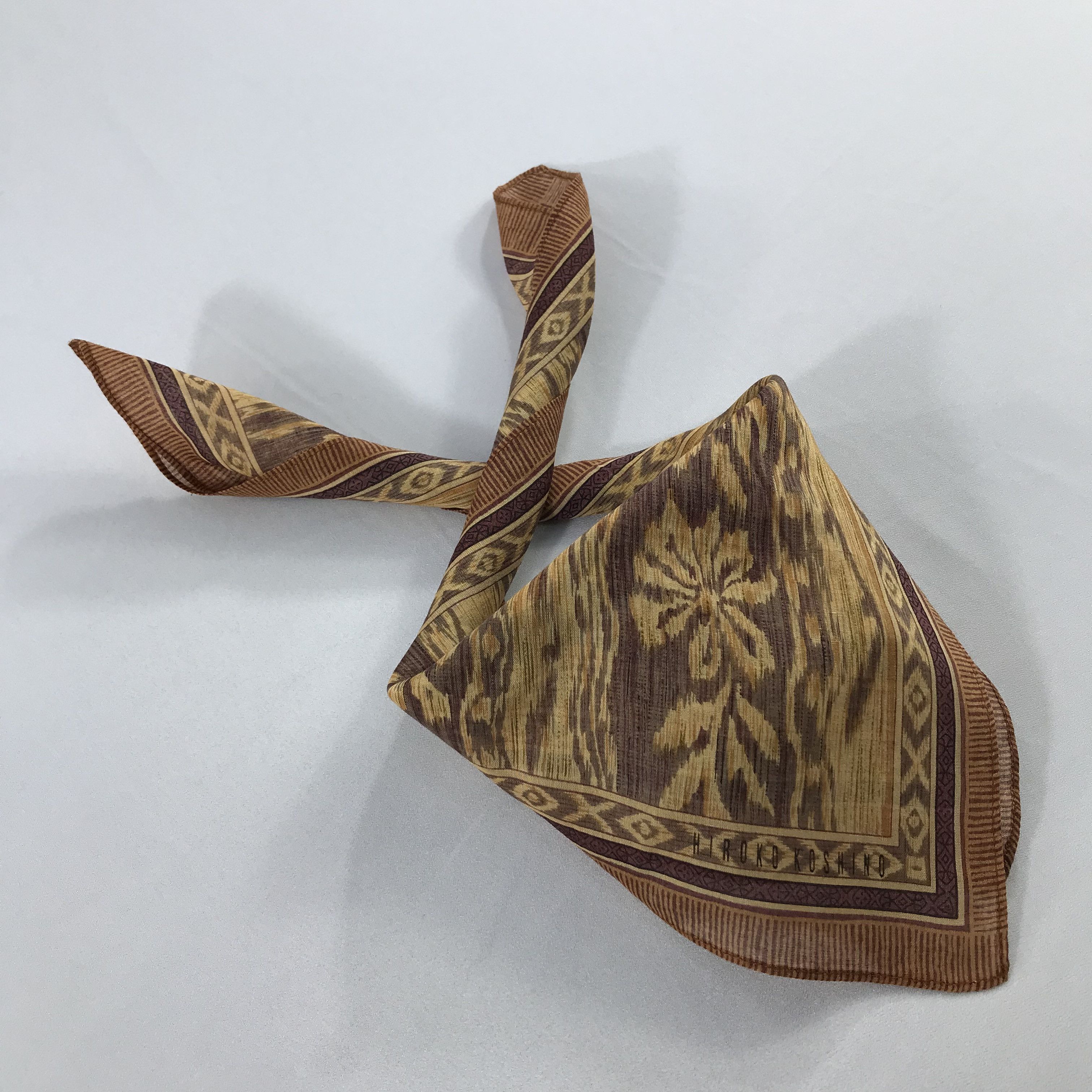 Hiroko Koshino Homme Hiroko Koshino Bandana / Handkerchief / Neckerchief -S2222 Size ONE SIZE - 4 Thumbnail