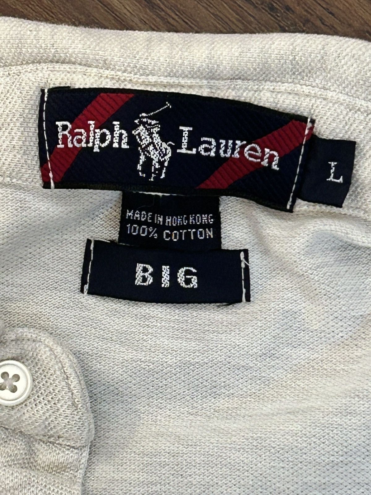 Polo Ralph Lauren Vintage 1980’s Polo by Ralph Lauren Single Stitch BIG Polo Size US XL / EU 56 / 4 - 4 Thumbnail