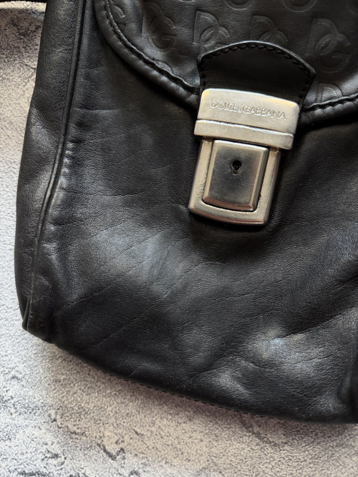 Dolce & Gabbana Dolce & Gabbana Leather Messenger Bag/D&G Zip Shoulder Bag Size ONE SIZE - 5 Thumbnail