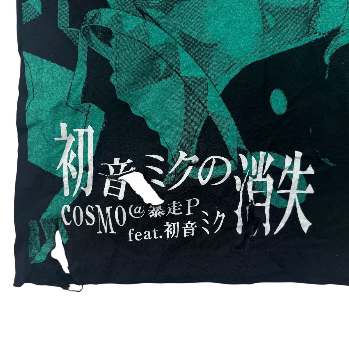 Japanese Brand Hatsune Miku Thrashed Tee Shirt Japanese Music Anime Manga Size US M / EU 48-50 / 2 - 4 Thumbnail