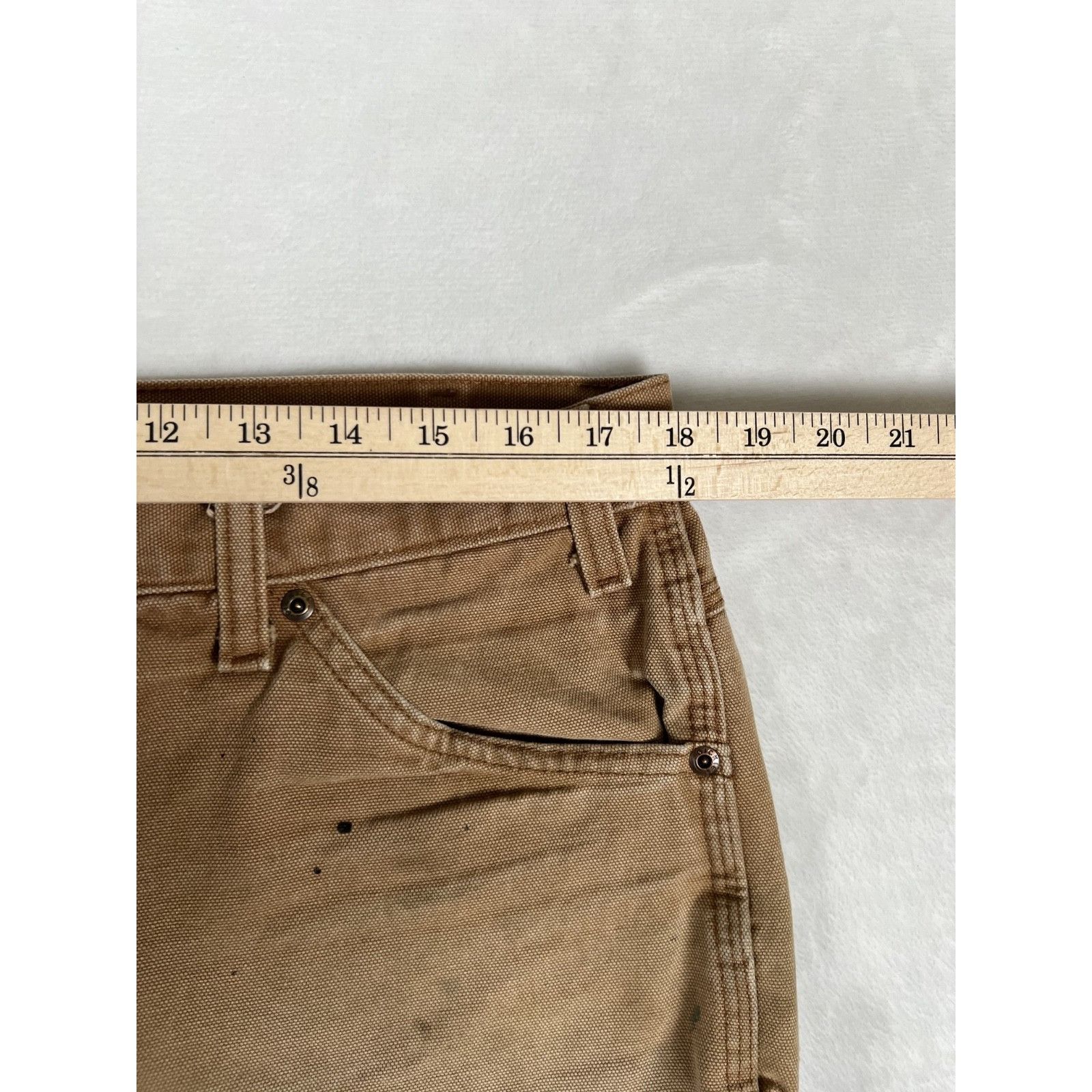 Dickies Dickies Carpenter Canvas Pants Workwear Utility Brown Size 3 Size US 36 / EU 52 - 7 Thumbnail