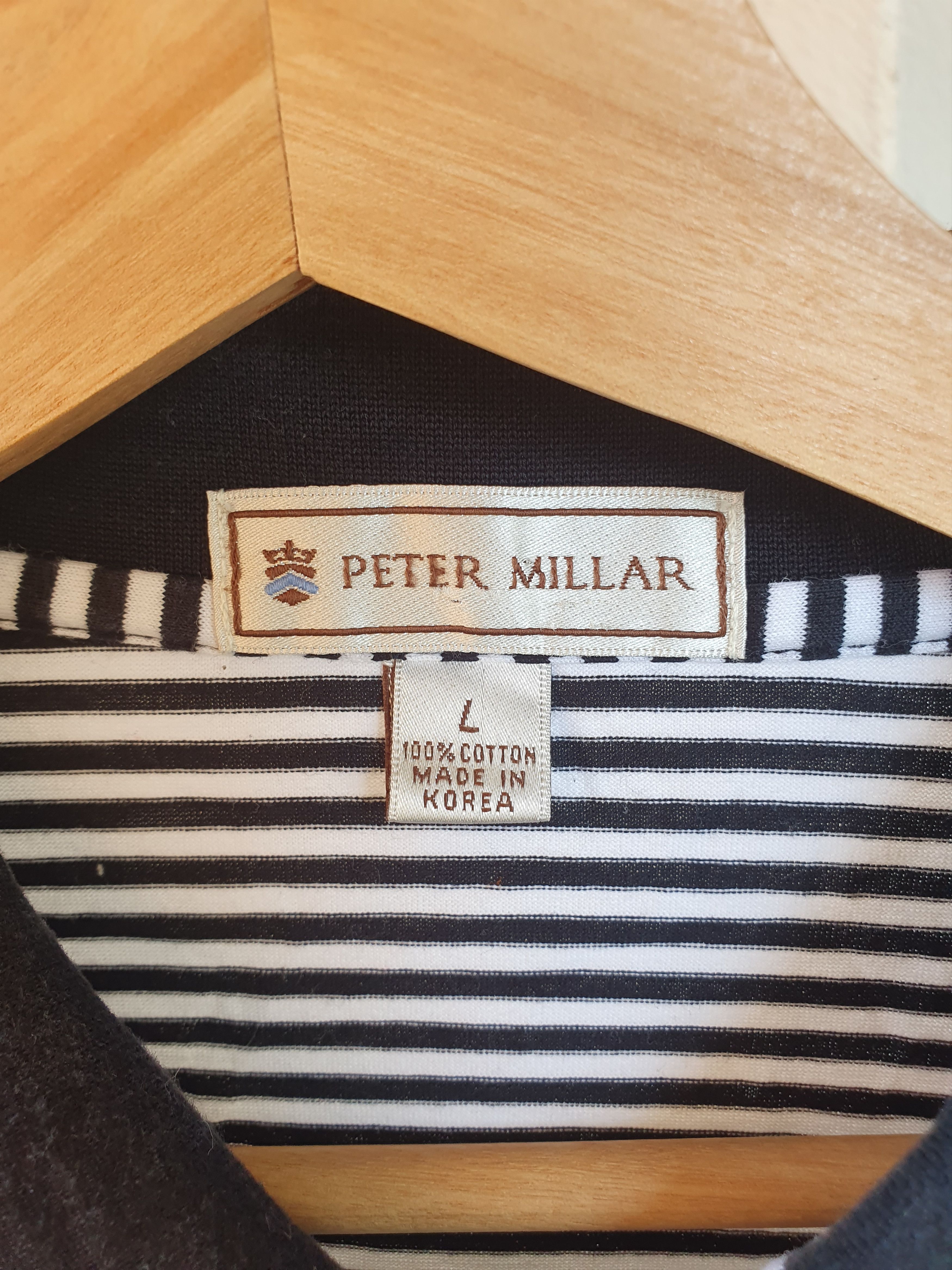 Peter Millar Peter Millar Forsyth Golf Course Striped Polo t-shirt sz L Size US L / EU 52-54 / 3 - 2 Thumbnail