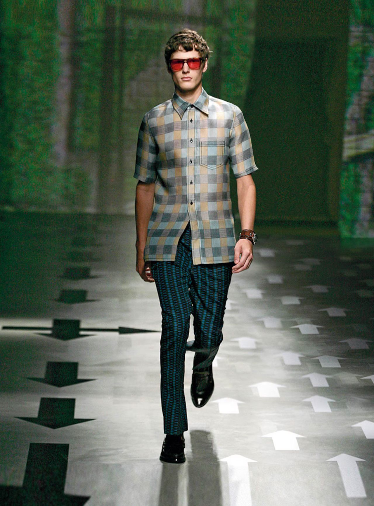 Prada Prada S/S’08 Madras Check Pattern Shirt Size US M / EU 48-50 / 2 - 1 Thumbnail