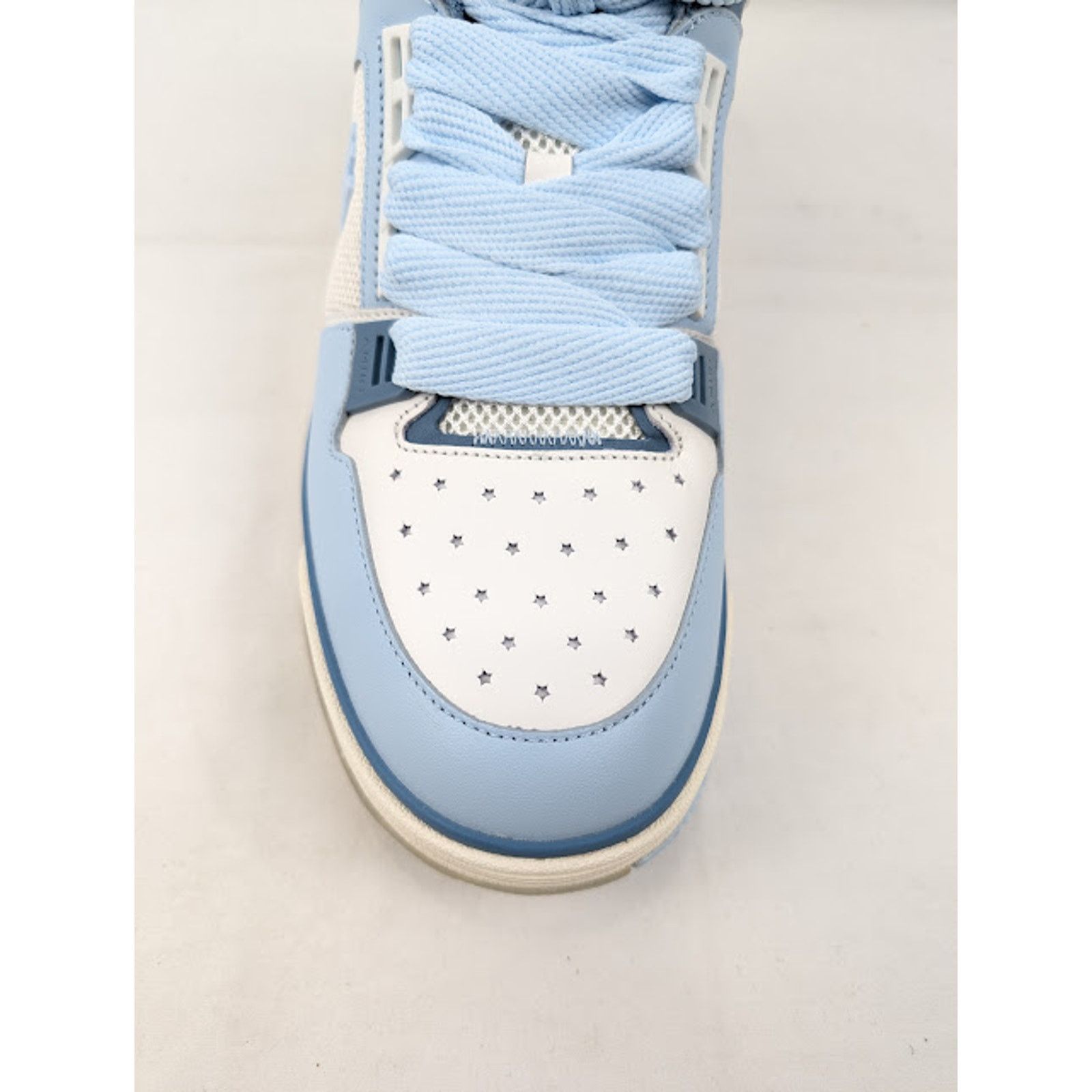 Amiri o1rshd1 MA-1 Low-Top Sneakers in Alabaster Blue Size US 8 / EU 41 - 5 Thumbnail