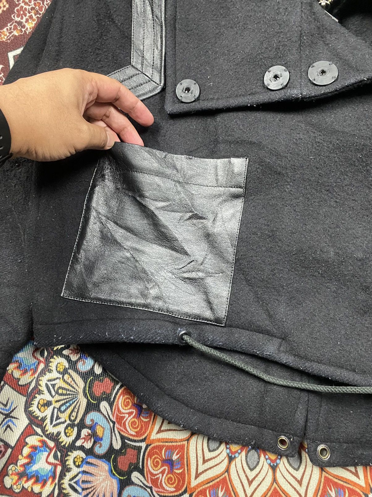 Japanese Brand Vintage Aula Crot Top Perfecto Wool Jacket Size US S / EU 44-46 / 1 - 7 Thumbnail