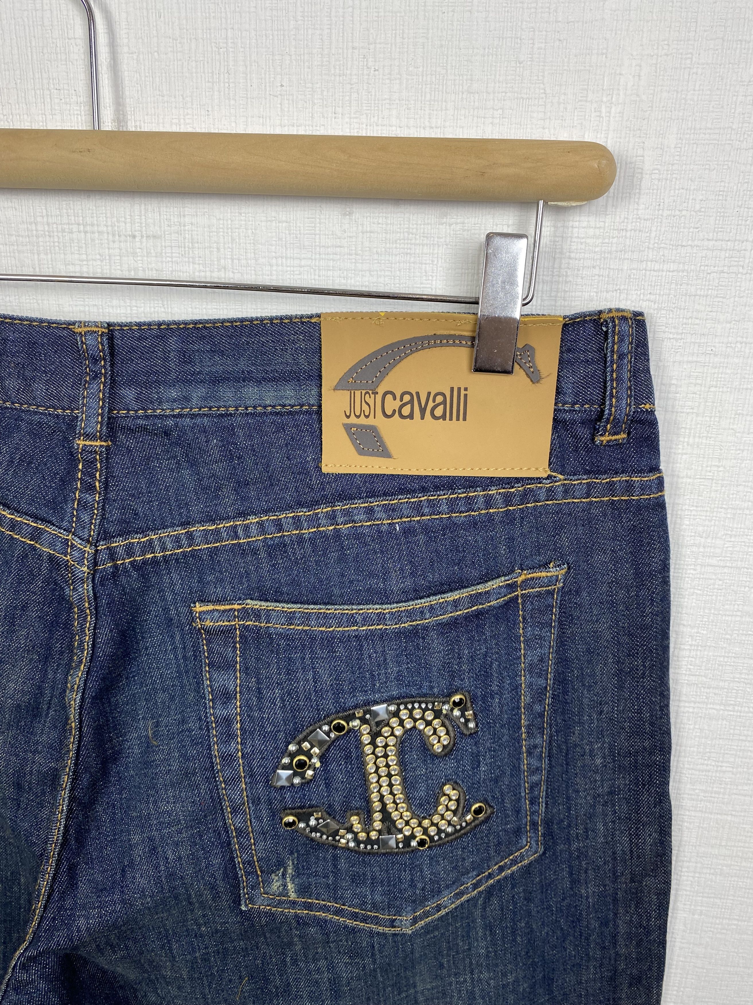 Roberto Cavalli Just Cavalli Denim Jeans Embroidered Logo size 52 Size US 36 / EU 52 - 8 Thumbnail