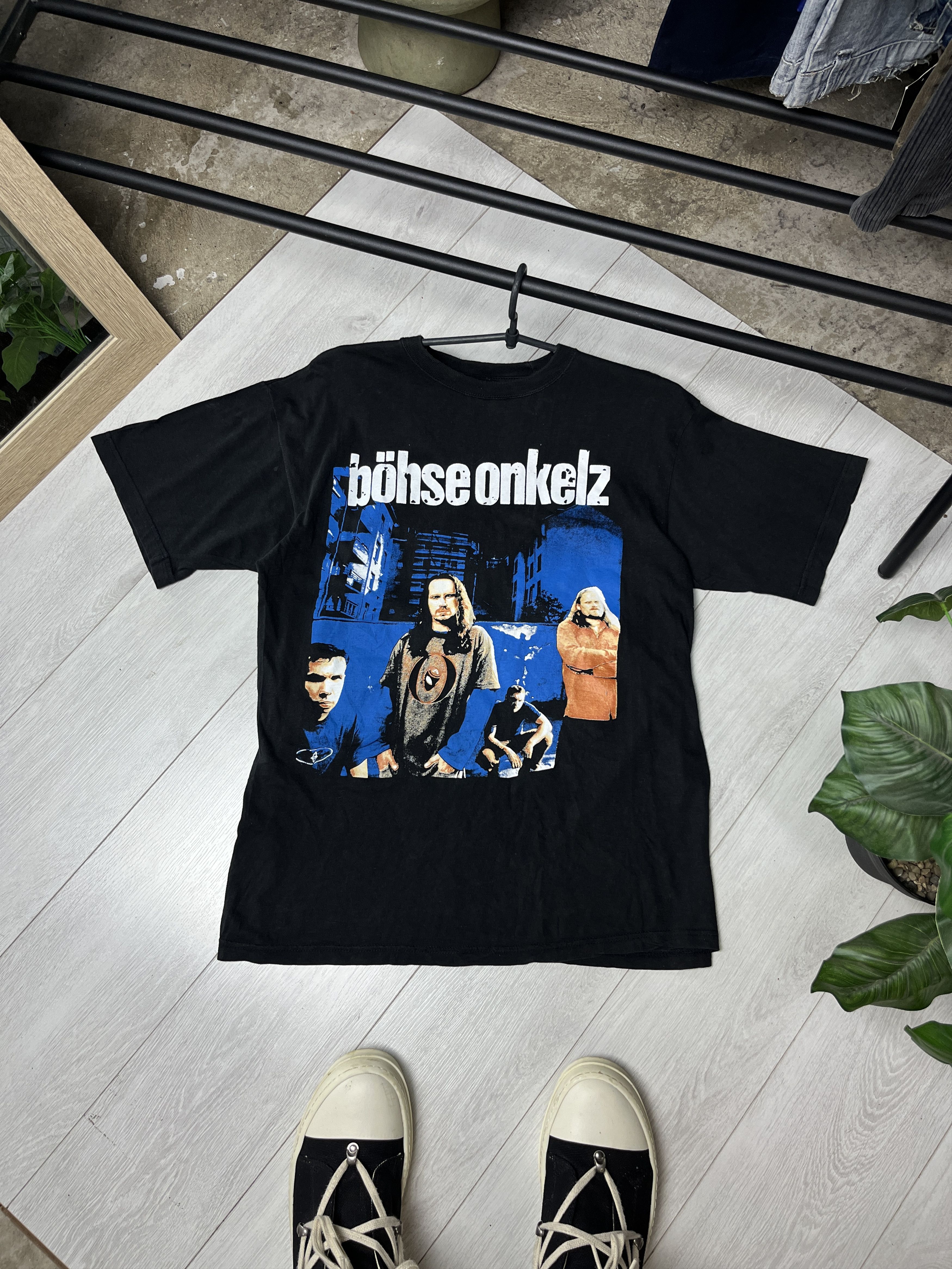Band Tees 1990s BÖHSE ONKELZ DEMON GRAPHIC TEE - № 860 Size US L / EU 52-54 / 3 - 2 Thumbnail