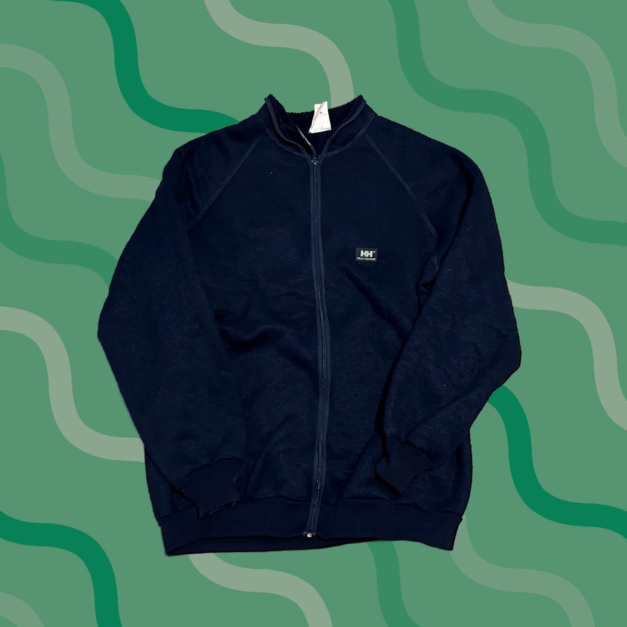 Helly Hansen VINTAGE Helly Hansen Sherpa Fleece Sweater Mens XL Full Zip Outdoor Hiking Blue Size US XL / EU 56 / 4 - 1 Thumbnail