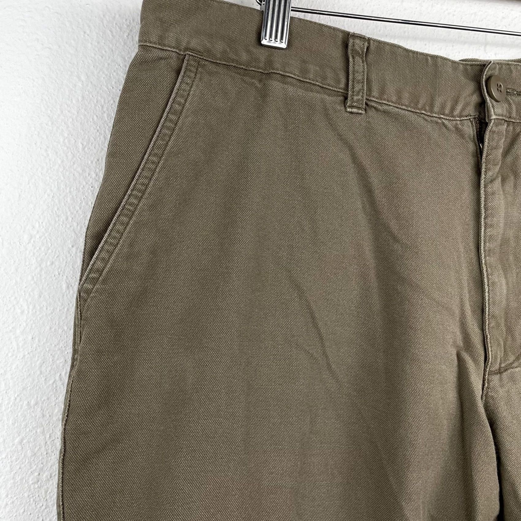 Patagonia Patagonia Pants Chino Men's Organic Cotton Brown Regular Wide-Leg 33x31.5 Inseam 28? Size US 35 - 3 Thumbnail
