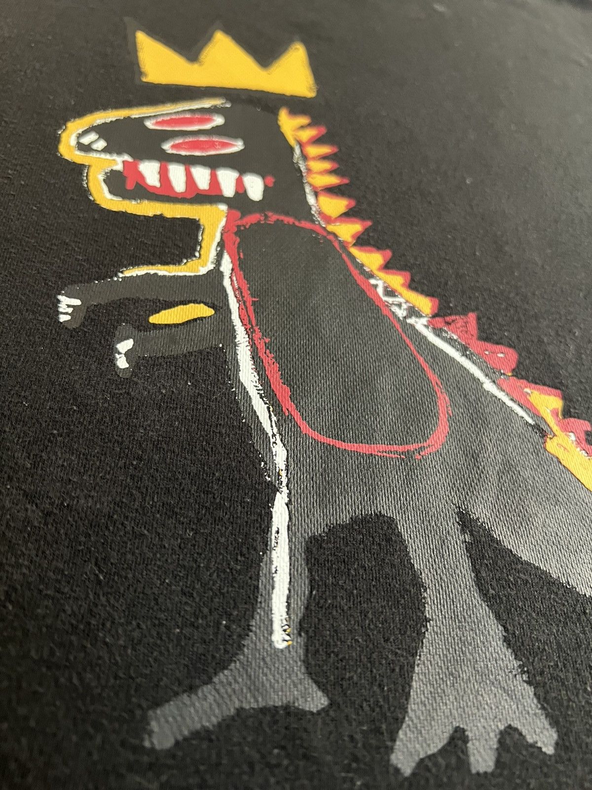 Jean-Michel Basquiat Jean Michel Basquiat Crown Dinosaur Back Print Tee XL Size US XL / EU 56 / 4 - 11 Thumbnail