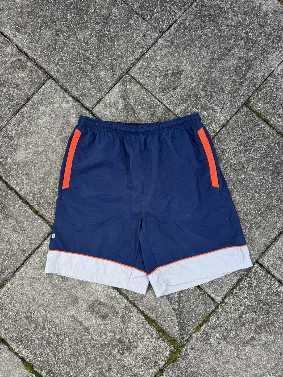Nike × Vintage Vintage 00s Nike Essential Swoosh Baggy Track Shorts Size US 34 / EU 50 - 1 Thumbnail