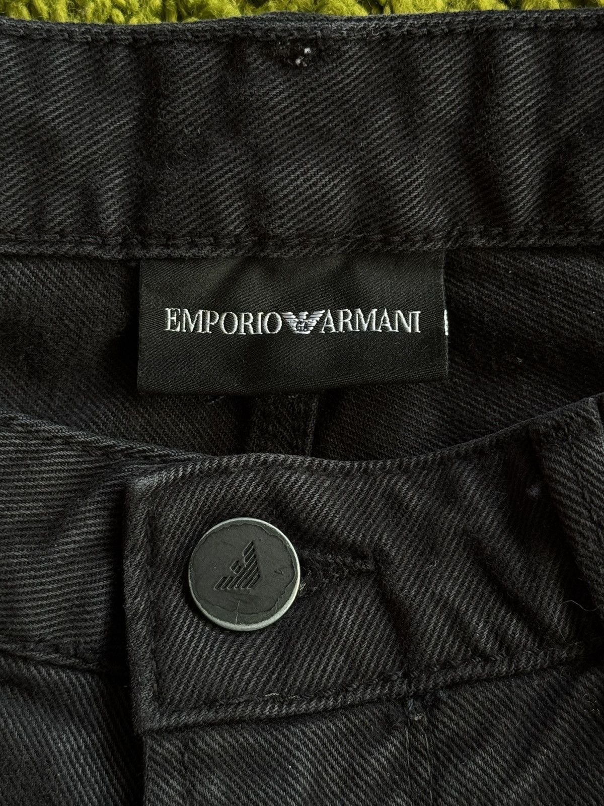 Emporio Armani Emporio Armani black skinny jeans denim pants Size US 34 / EU 50 - 4 Thumbnail