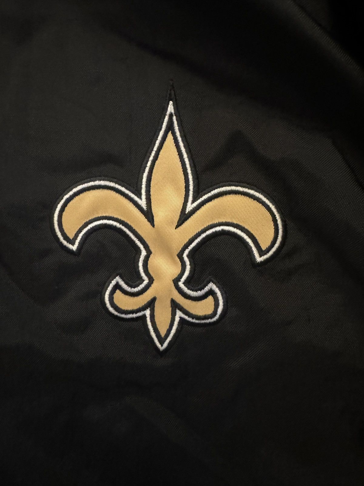 Starter New Orleans Saints Starter GIII Hooded Field Commander Jacket Full Zipper + Quilted Inside & Quilted Hood Gold/Tan Black - White Size US XXL / EU 58 / 5 - 3 Thumbnail
