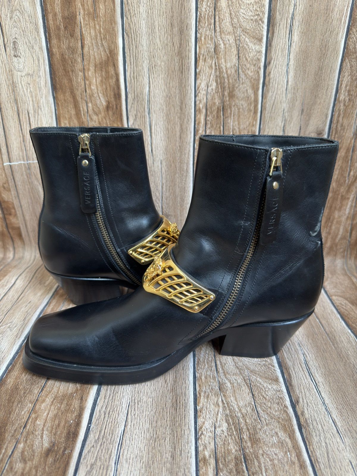Versace 🔥🔥fw14 Western cowboy boots Size US 7.5 / EU 40-41 - 10 Thumbnail