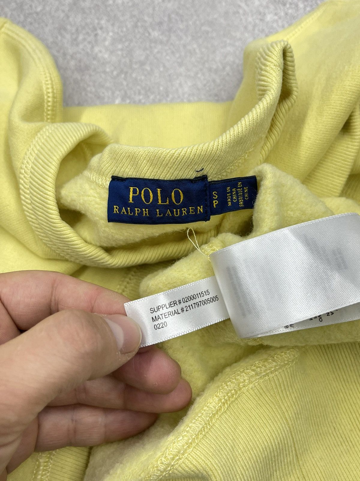 Polo Ralph Lauren Women Polo Ralph Lauren Sweatshirt Yellow Big Logo Y2K Rugby Size S / US 4 / IT 40 - 6 Thumbnail