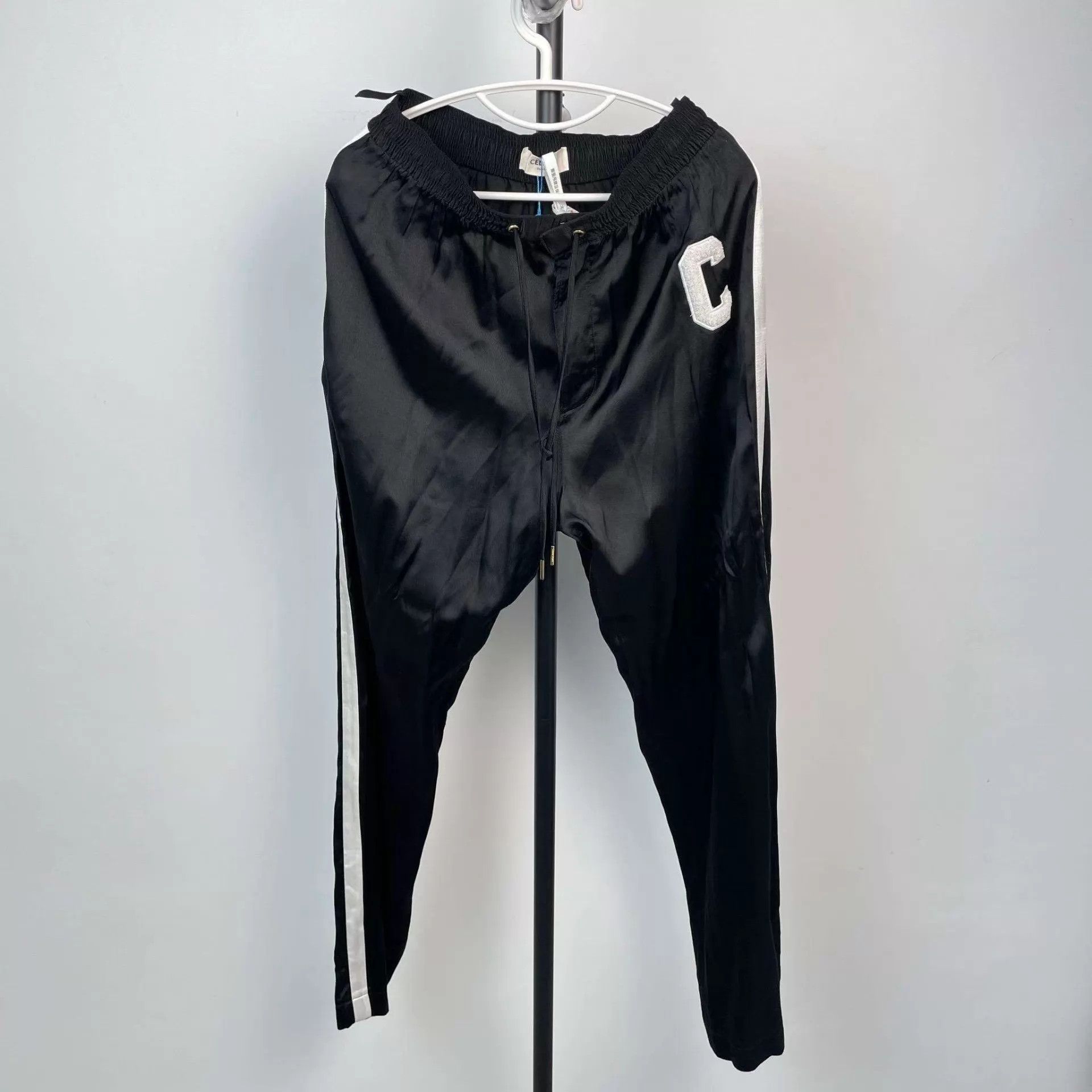 Celine Celine viscose sweatpants 160 black Size 26" / US 2 / IT 38 - 1 Thumbnail