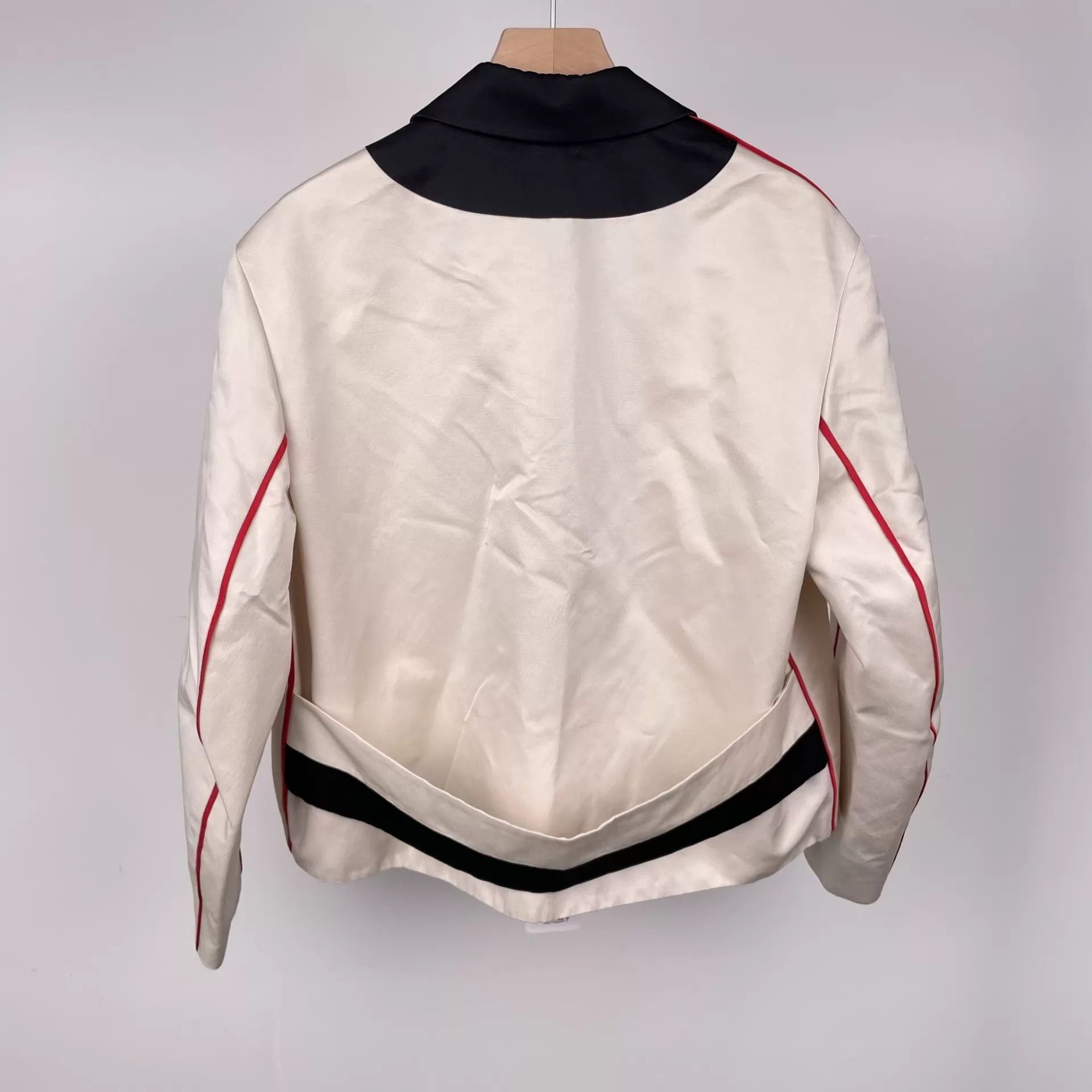 Prada Prada Cotton White Jacket 38 Size XS / US 0-2 / IT 36-38 - 2 Thumbnail