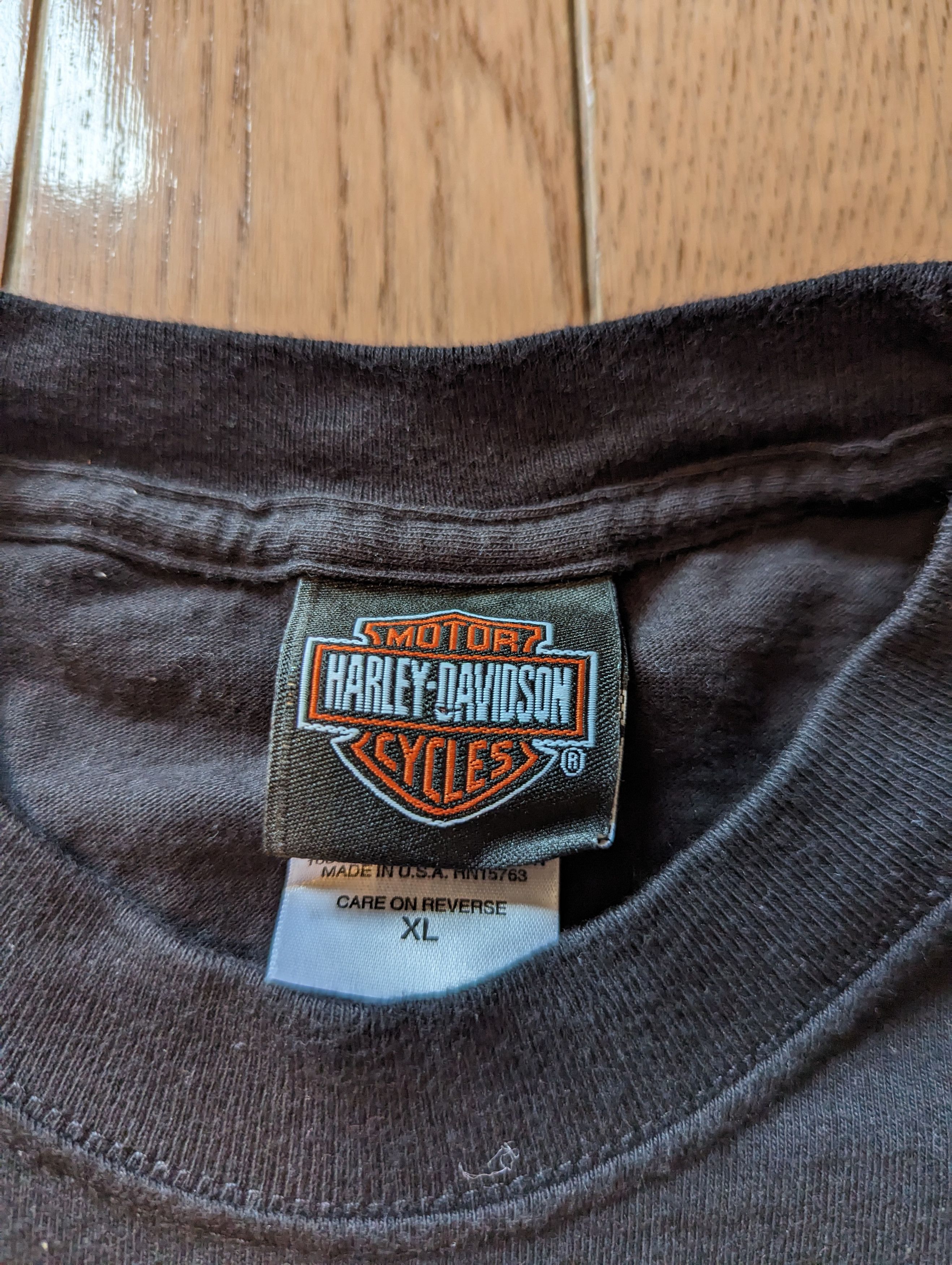 Harley Davidson Vintage Harley Davidson Las Vegas Double Sided Tee Size US XL / EU 56 / 4 - 4 Thumbnail