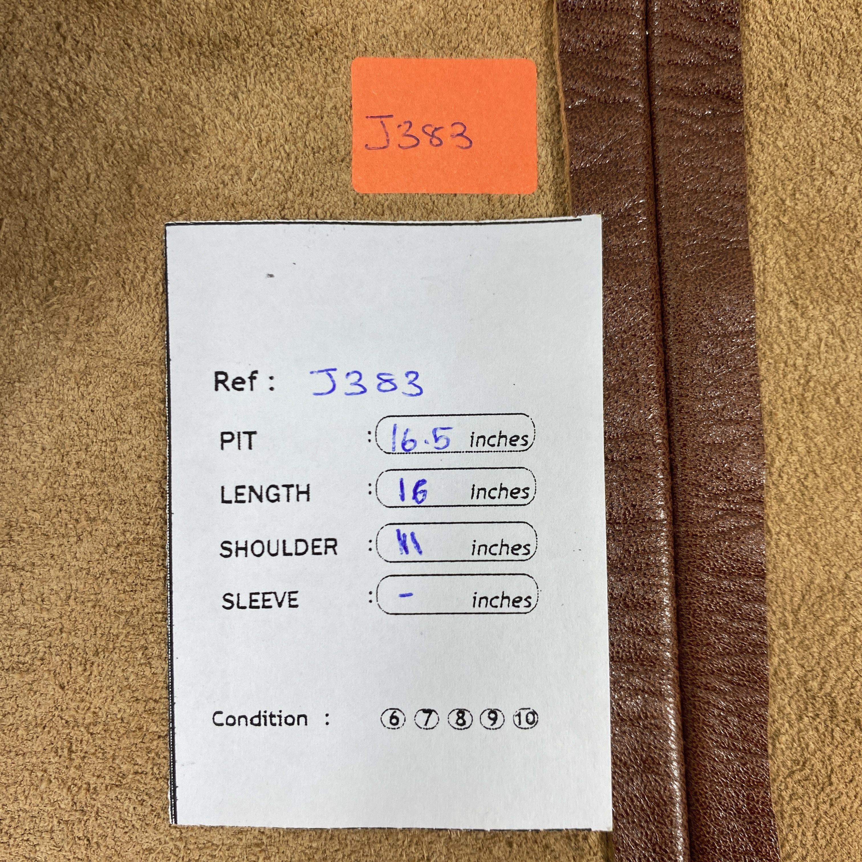 Japanese Brand Vintage Leather Vest - J383 Size US XS / EU 42 / 0 - 5 Thumbnail