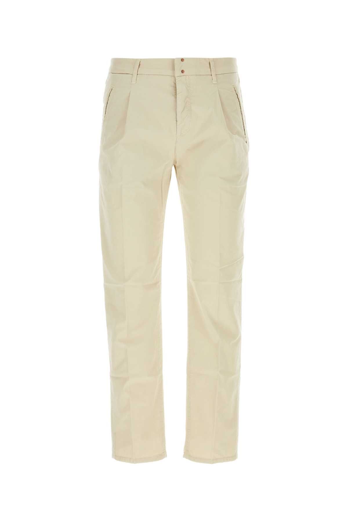 image of Incotex Sand Cotton Pant in Beige O Tan, Men's (Size 35)