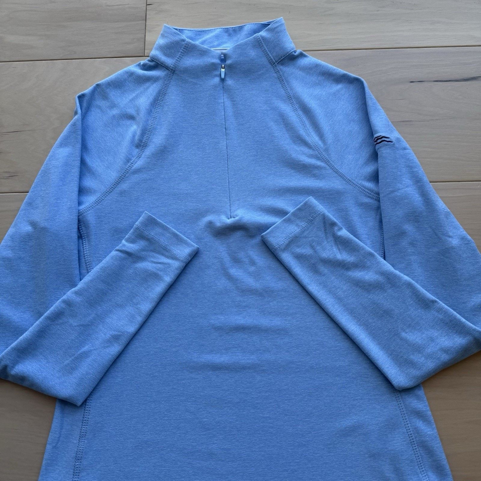 Peter Millar Peter Millar 1/4 Zip Pullover Women's XS Blue Lightweight Size XS / US 0-2 / IT 36-38 - 4 Thumbnail