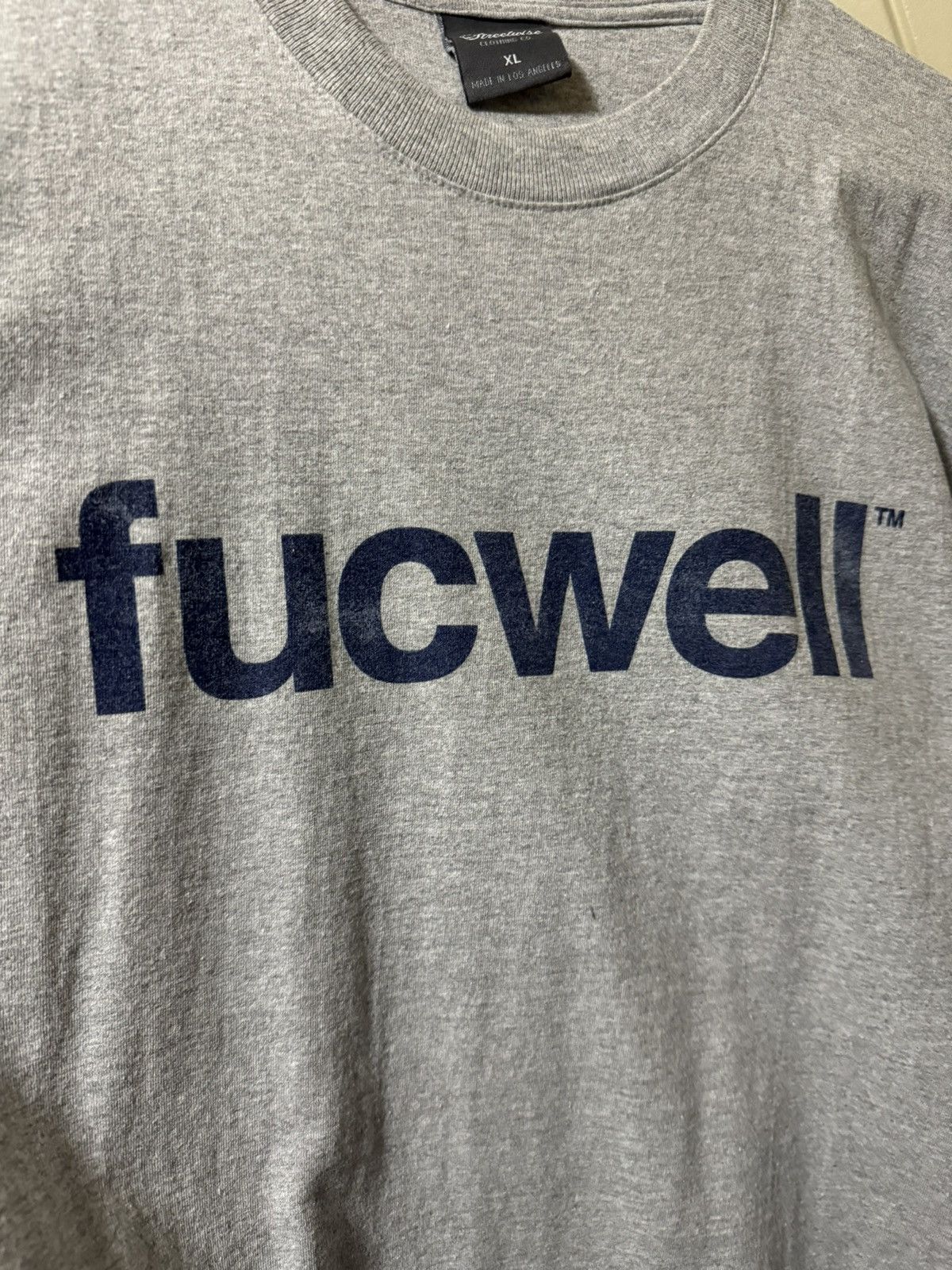 Vintage Vintage Fucwell Skate Tee Size US XL / EU 56 / 4 - 4 Thumbnail