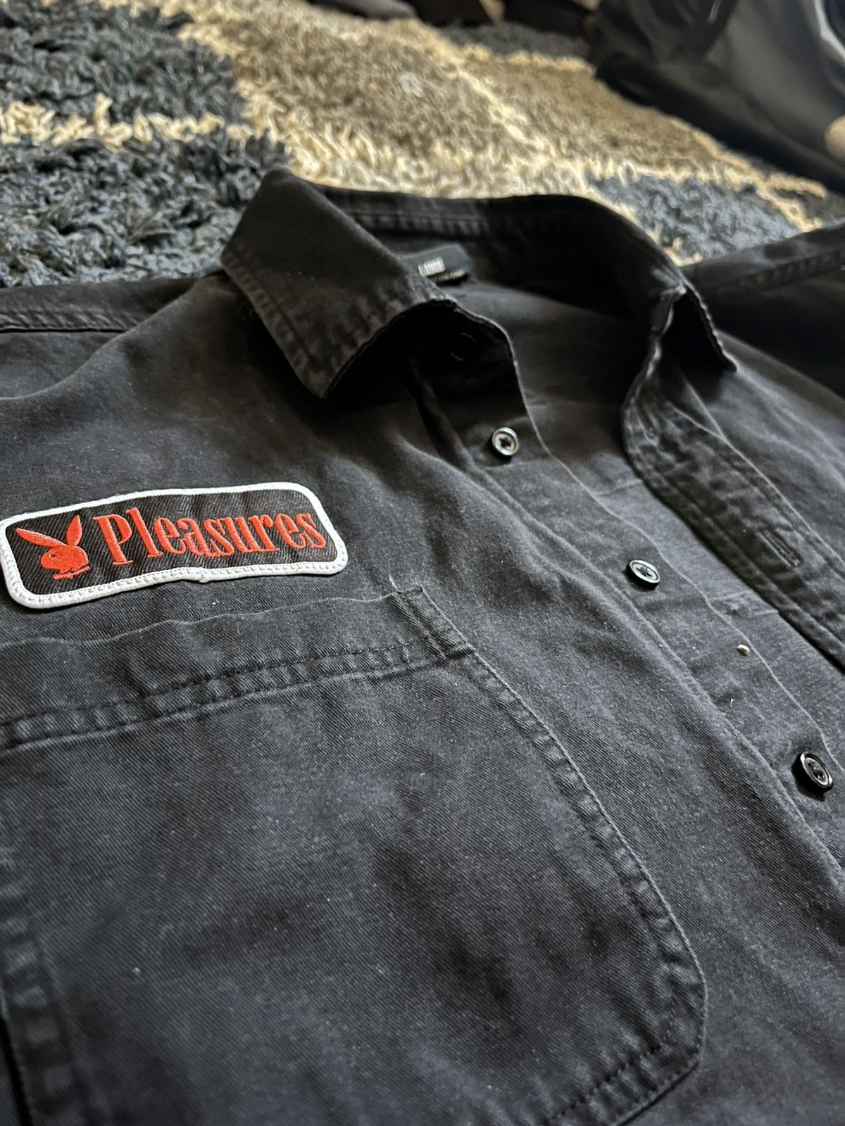 Playboy × Pleasures Pleasures FILM CREW work shirt Size US L / EU 52-54 / 3 - 4 Thumbnail