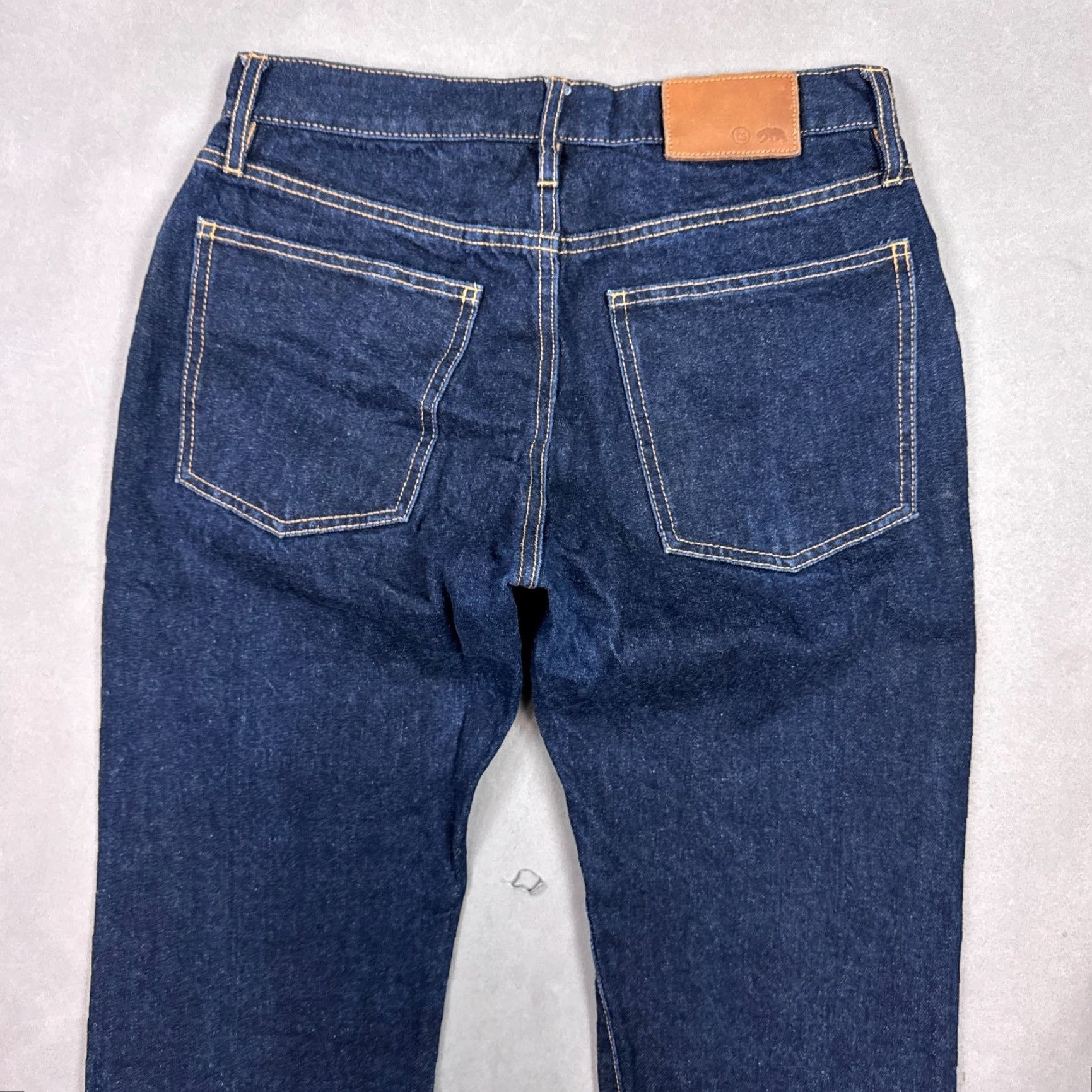 Taylor Stitch Taylor Stitch Jeans Mens 29x34 Blue Selvedge Denim Pants Button Fly Slim Dark Size US 29 - 6 Thumbnail