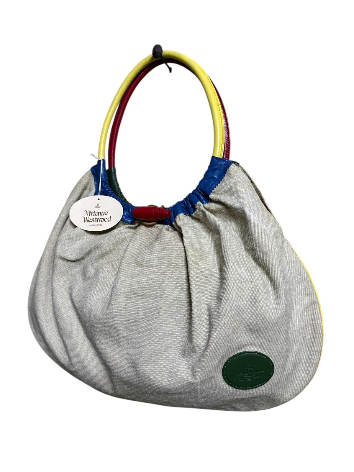 Vivienne Westwood Vivienne Westwood Shoulder Bag Leather Canvas Multicolour Size ONE SIZE - 3 Thumbnail