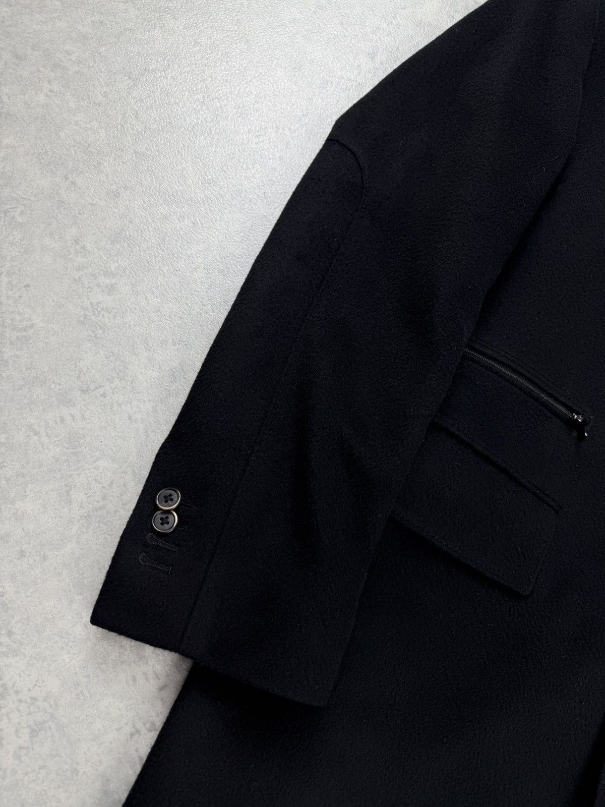 Corneliani Corneliani ID Men’s Wool Coat Jacket Black Size 48R Size US M / EU 48-50 / 2 - 4 Thumbnail