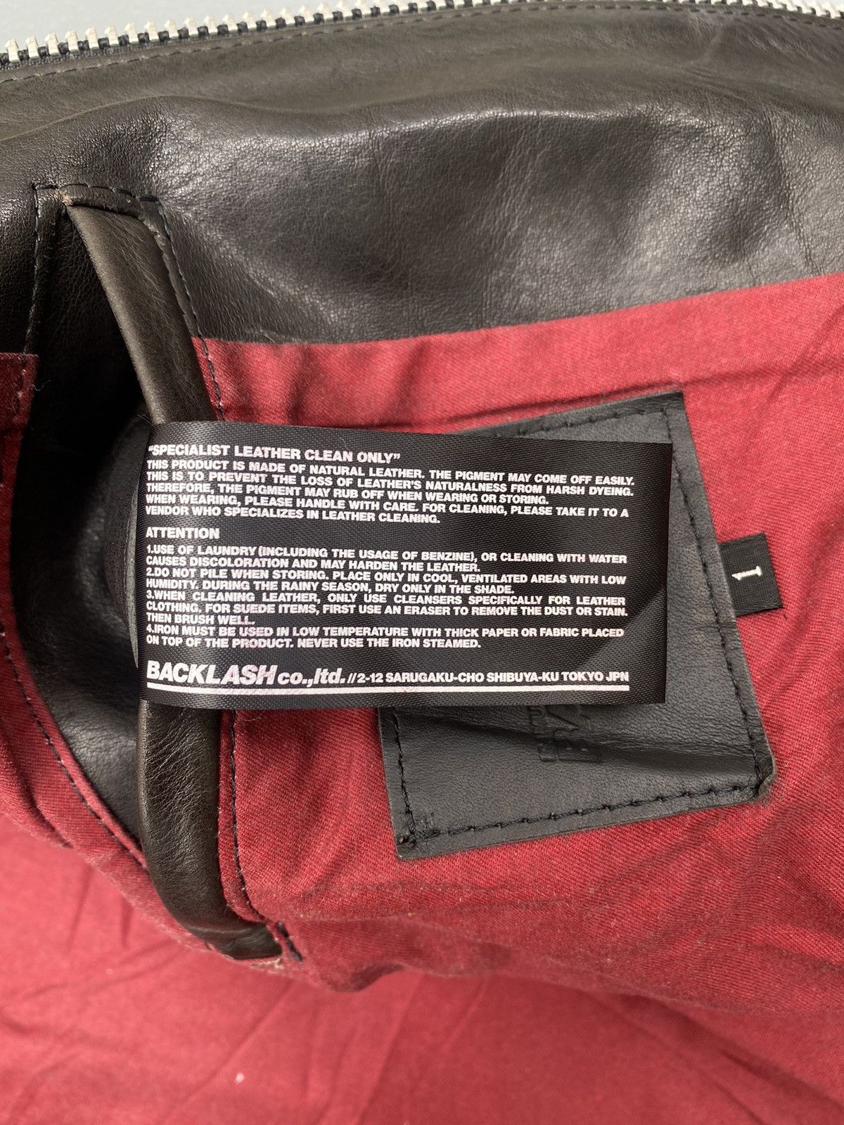 Isamu Katayama Backlash Isamu Katayama Backlash Cafe Racer Leather Jacket Size US S / EU 44-46 / 1 - 14 Thumbnail