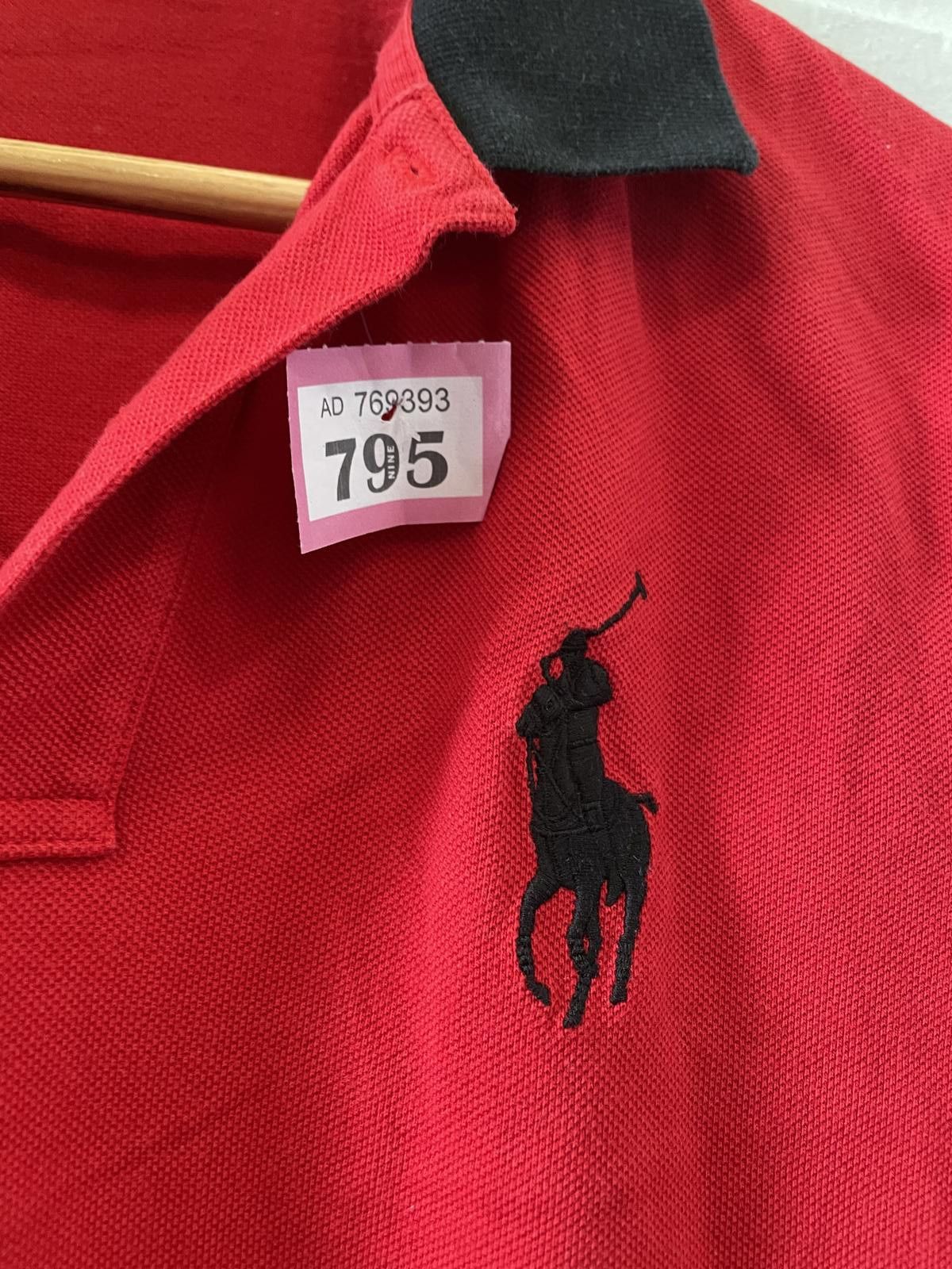 Polo Ralph Lauren Polo Ralph Lauren Men's Red and Black Short Sleeve Polo Size US L / EU 52-54 / 3 - 2 Thumbnail