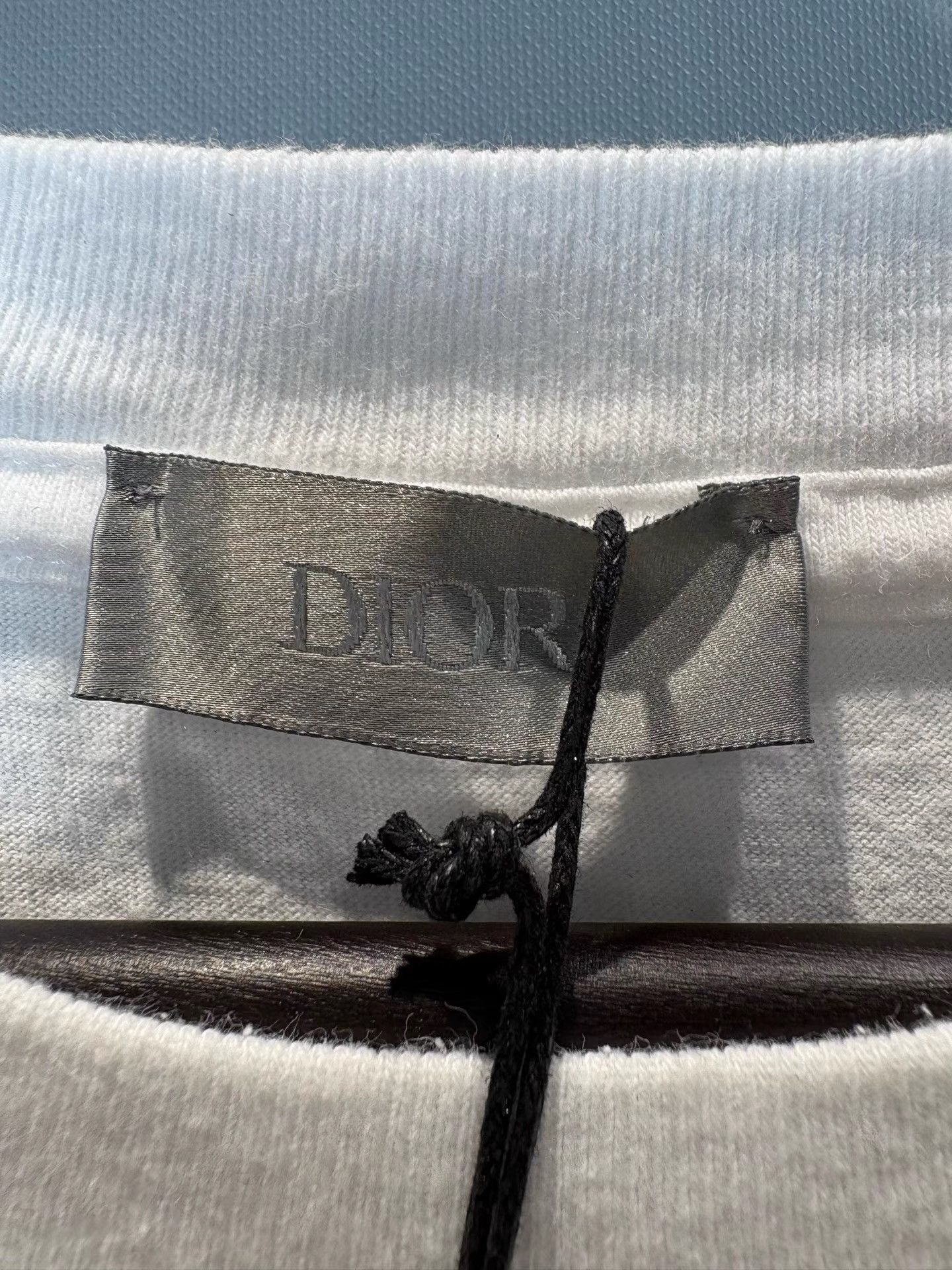 Dior Dior Solid Color Crew Neck T-shirt with Embroidered Logo K36 Size US XL / EU 56 / 4 - 3 Thumbnail
