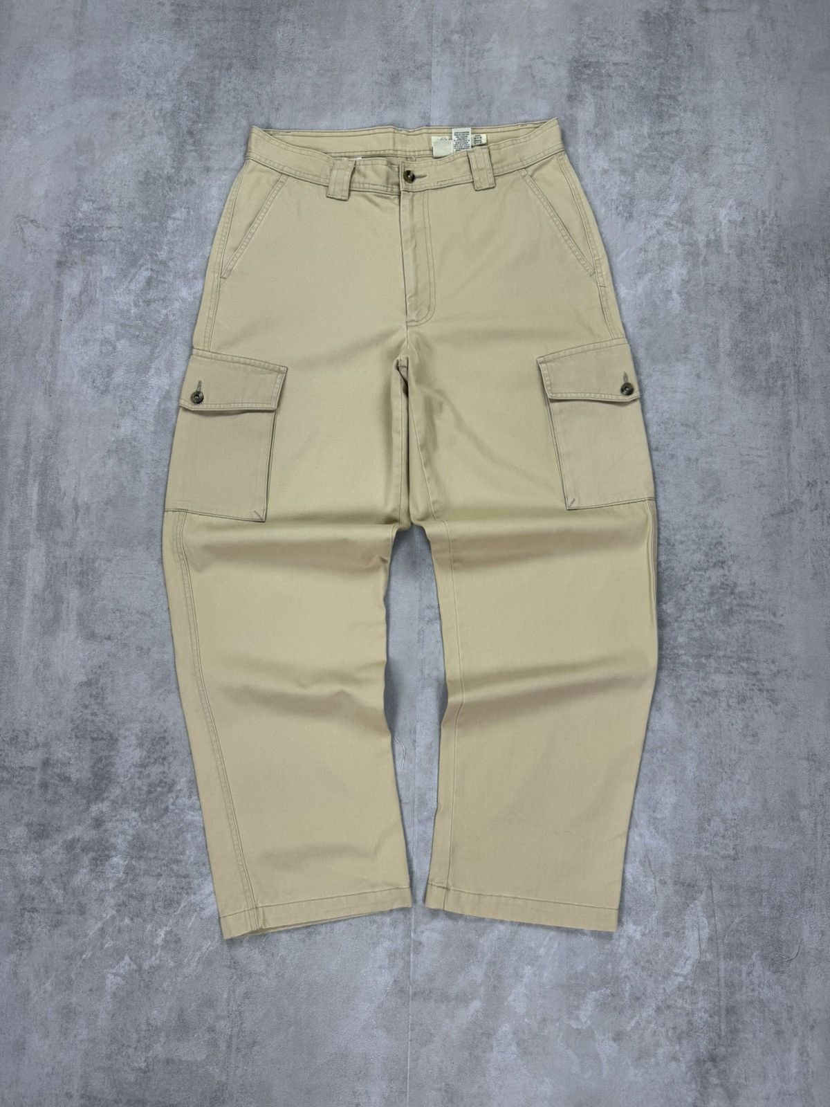 Other Eddie Bauer Vintage Cargo Beige pants Mens size 32x30 Size US 32 / EU 48 - 1 Thumbnail