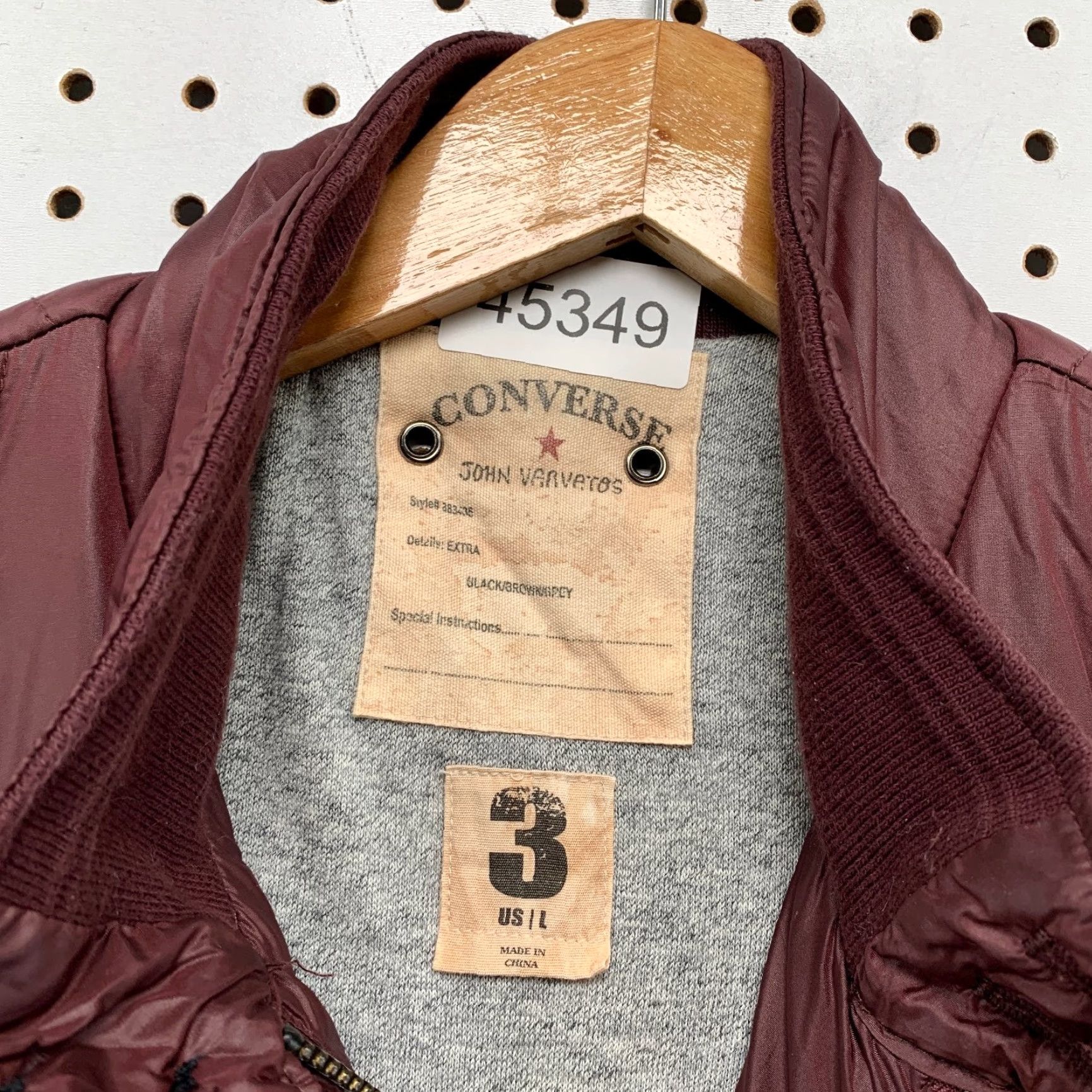 John Varvatos VINTAGE John Varvatos Converse Vest Mens L Maroon Sleeveless Insulated Size US L / EU 52-54 / 3 - 4 Thumbnail