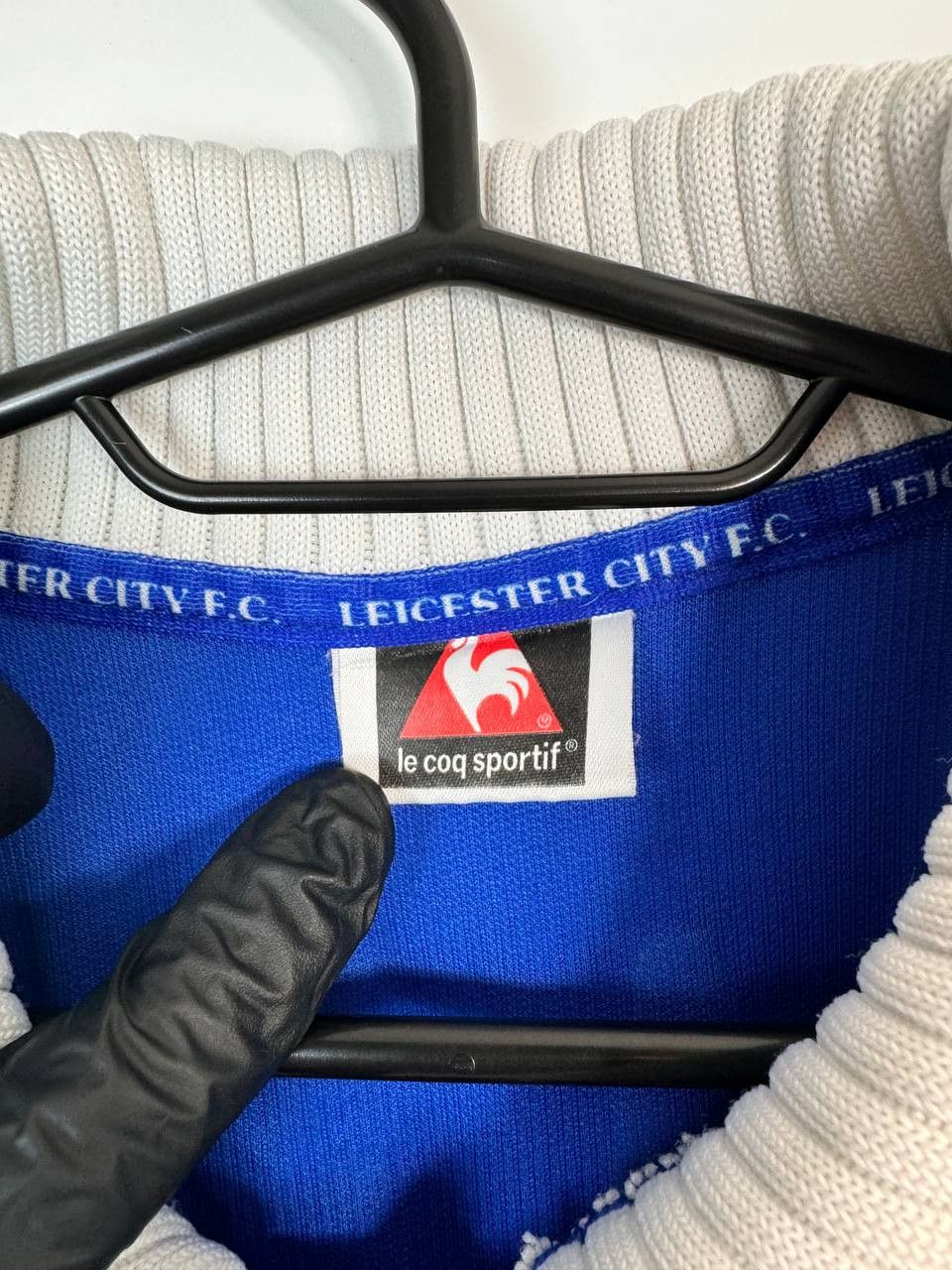 Le Coq Sportif × Vintage LEICESTER 00 01 HOME FOOTBALL SOCCER JERSEY LE COQ SPORTIF Size US XL / EU 56 / 4 - 5 Thumbnail