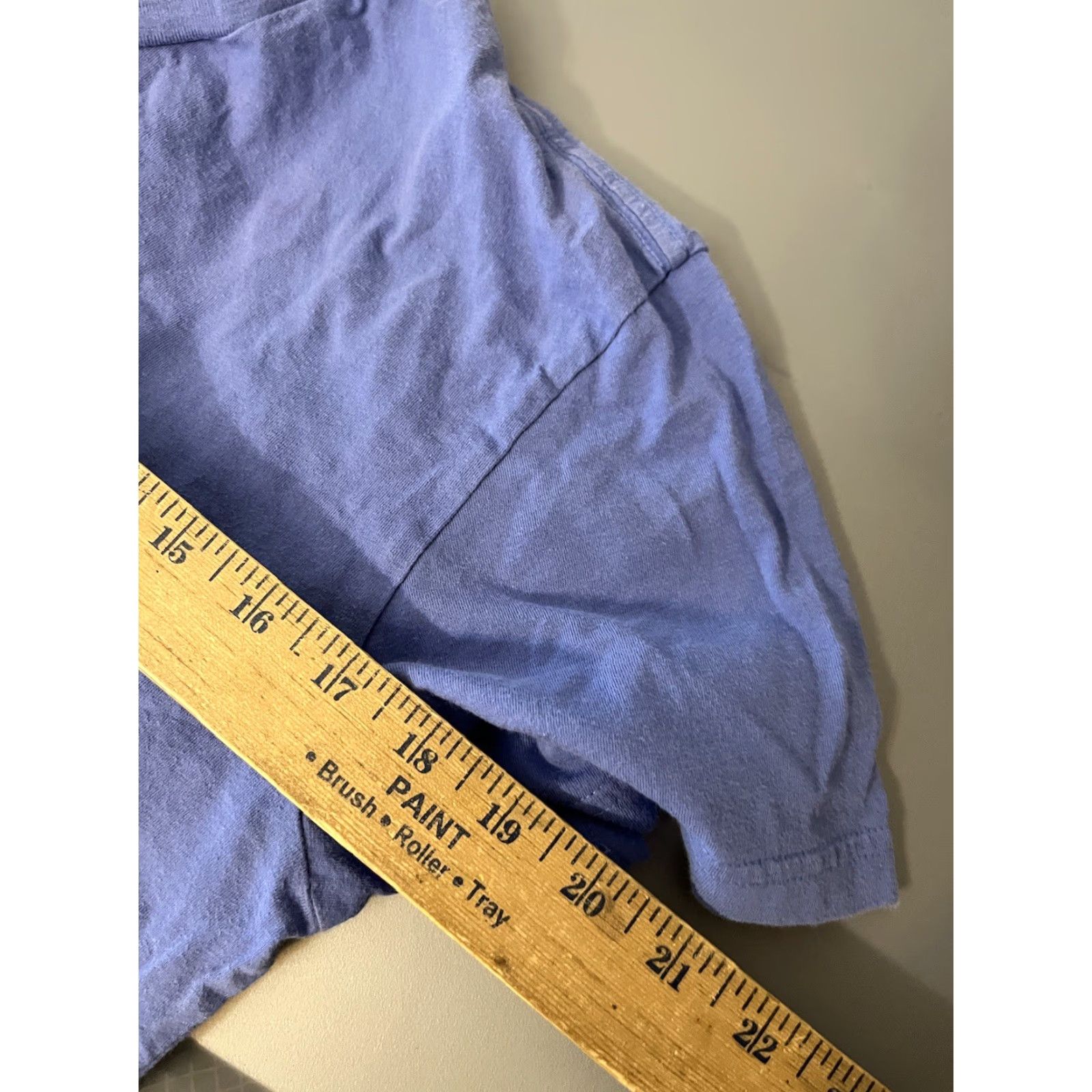Polo Ralph Lauren Polo Ralph Lauren Shirt Men L Blue Cotton V-Neck Long Sleeve Sleep Shirt Mens Size US L / EU 52-54 / 3 - 5 Thumbnail